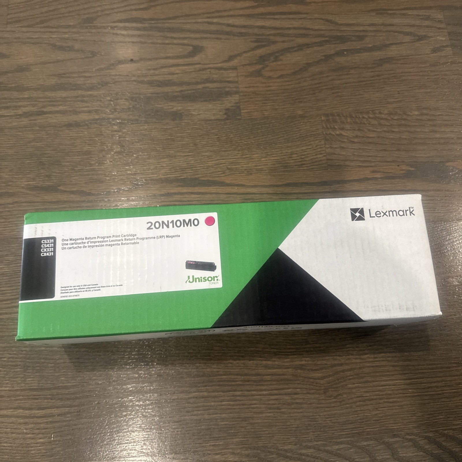 Lexmark 20N10M0 Magenta Return Program Print Cartridge