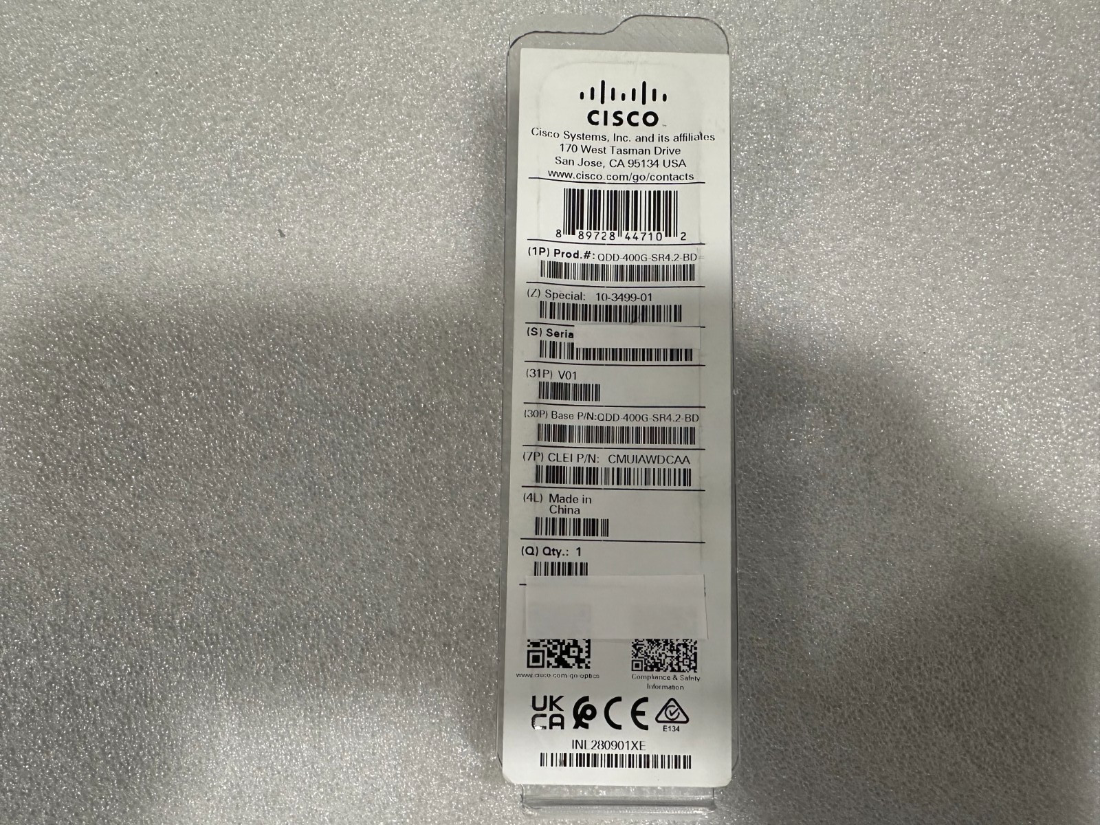 Cisco QDD-400G-SR4.2-BD New