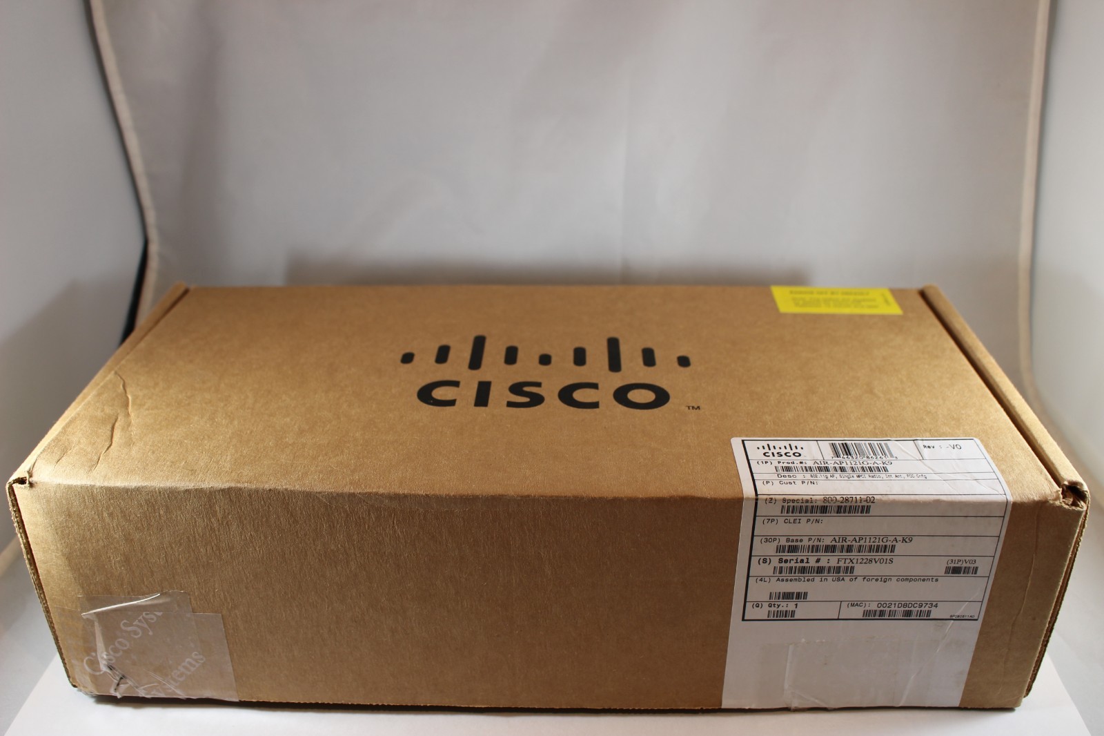Cisco AIR-AP1121G-A-K9 Aironet 1100 802.11g Access Point Wall Mount Kit
