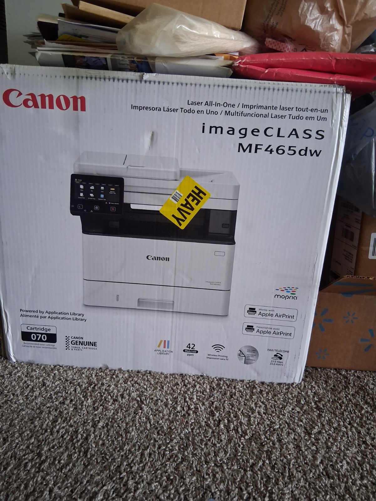 NRFB Canon imageCLASS MF465dw Laser Multifunction Printer Brand New