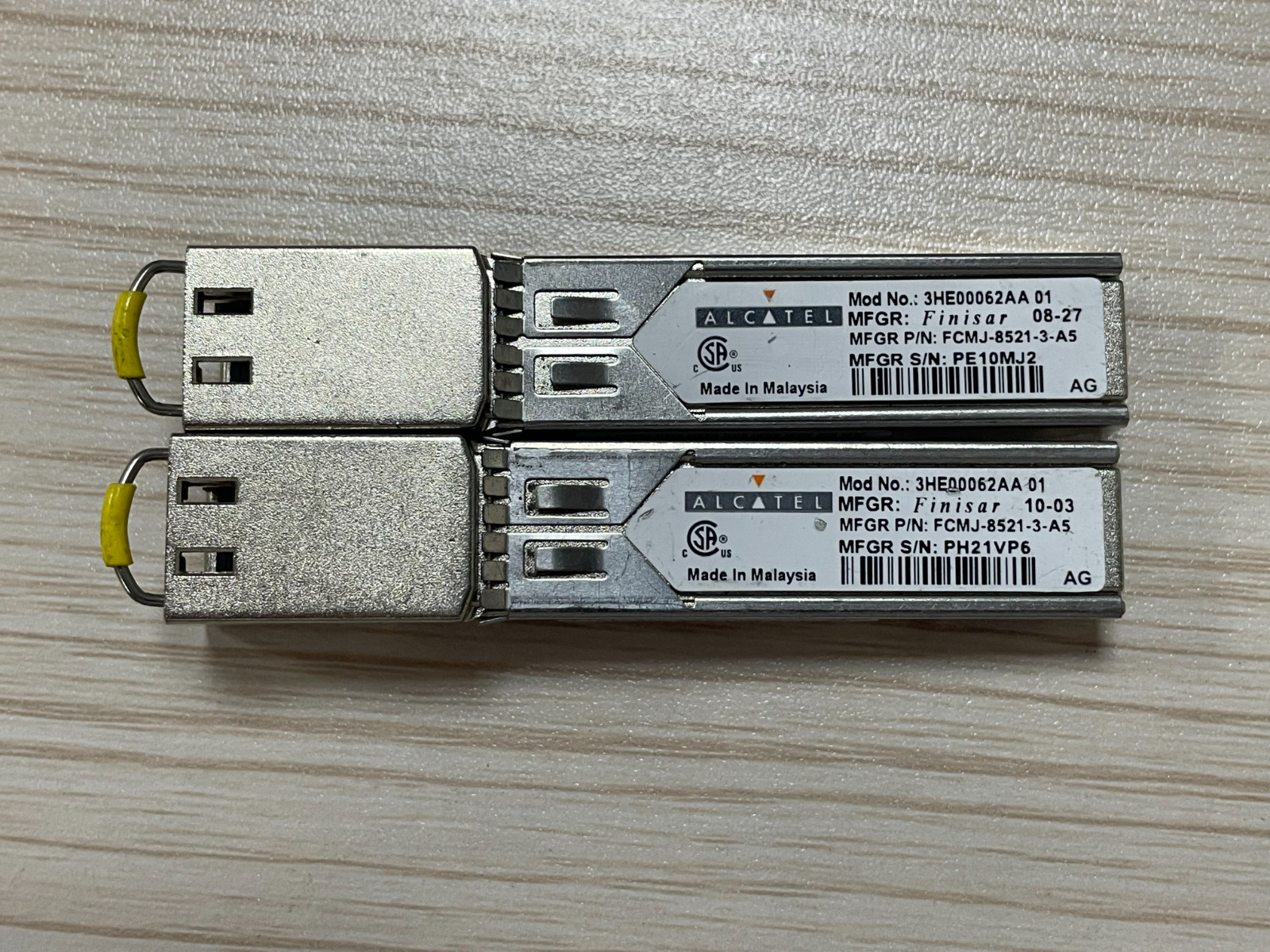 1PCS Alcatel 3HE00062AA 01  1000BASE-T SFP-T  RJ-45 FCMJ-8521-3-A5 transceiv