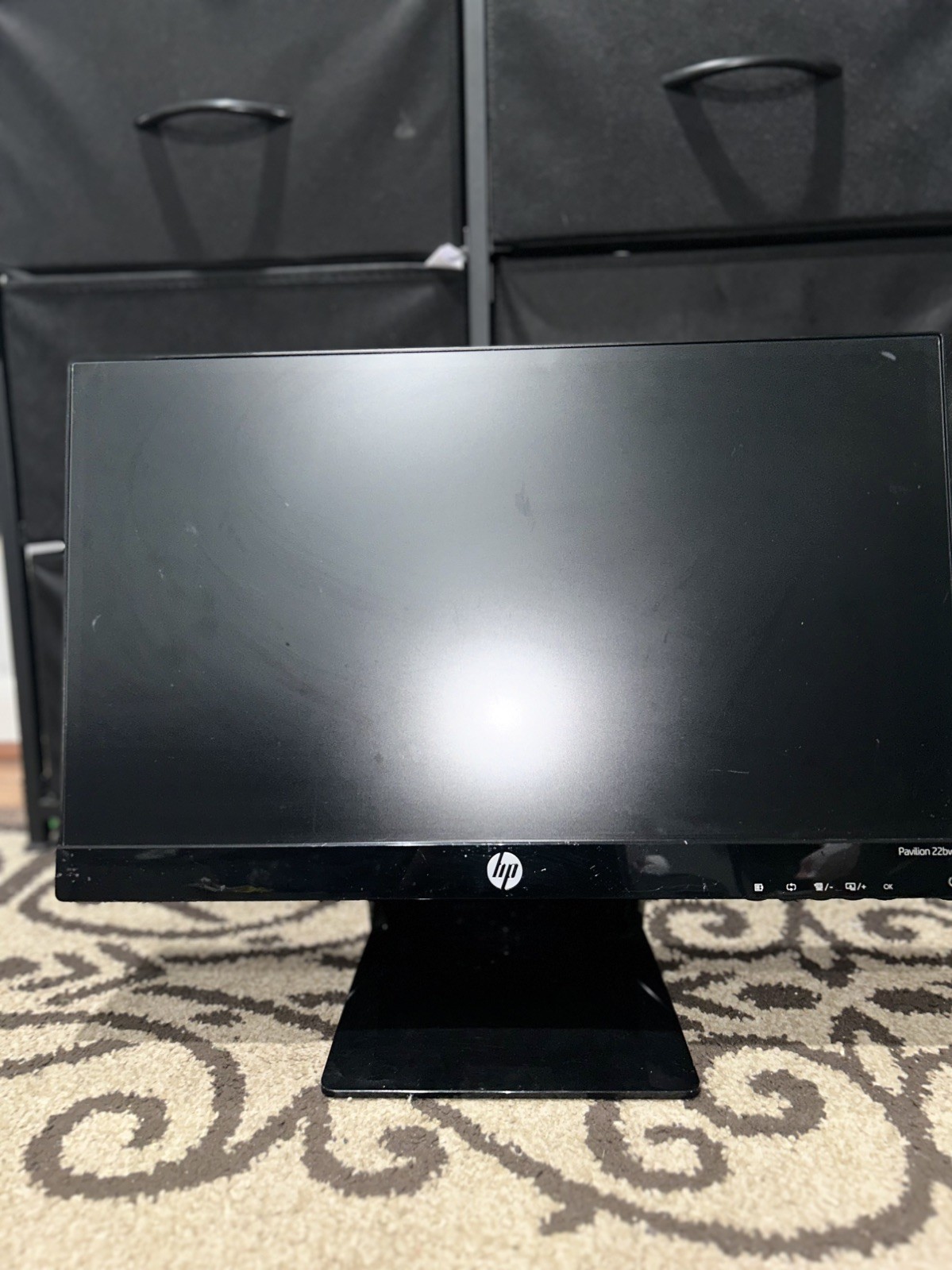 HP Pavilion 22bw 21.5" IPS LED 1080p Monitor HDMI/DVI-D/VGA Black with plug