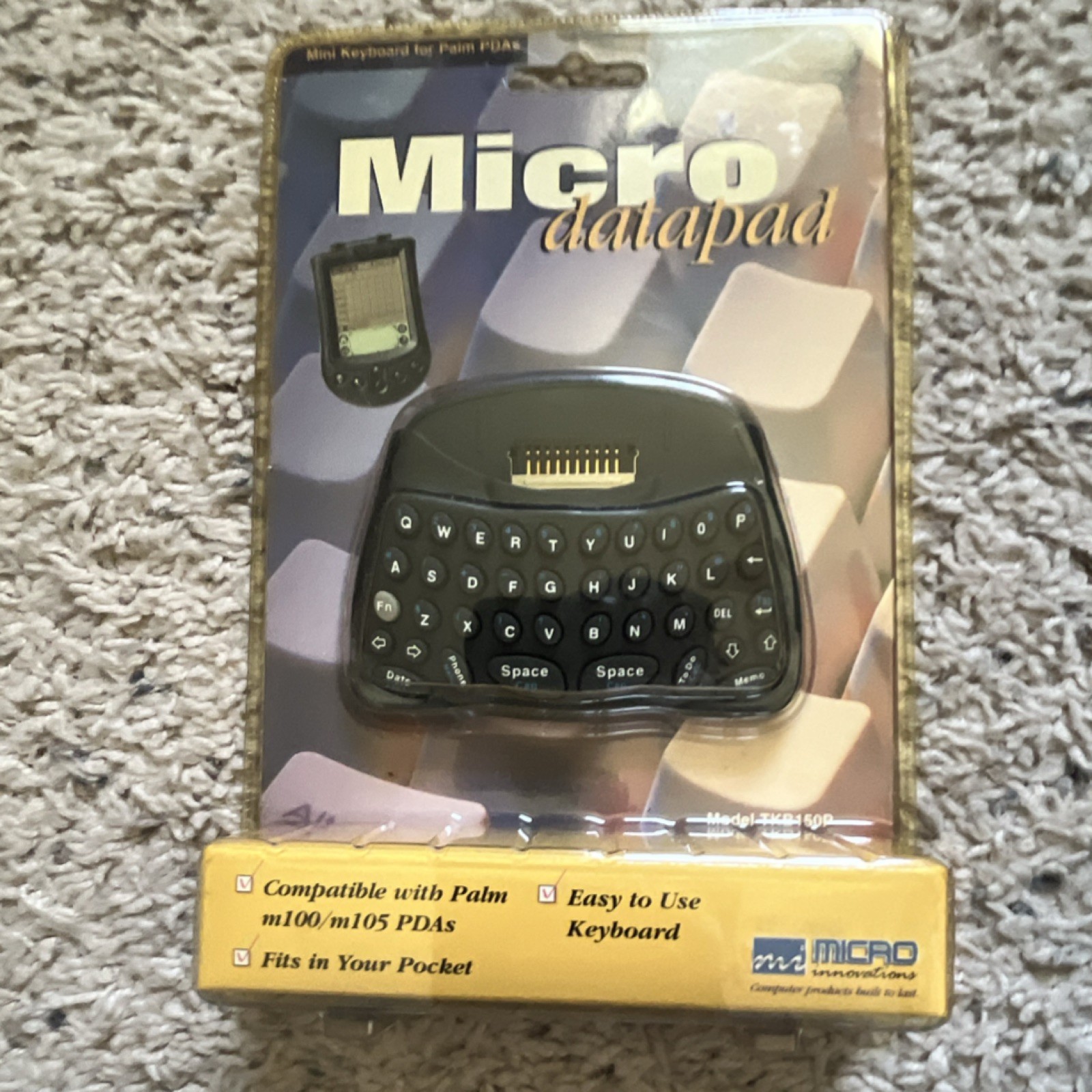 Micro Innovations Mini Keyboard for Palm TKP-150P Vintage Accessory