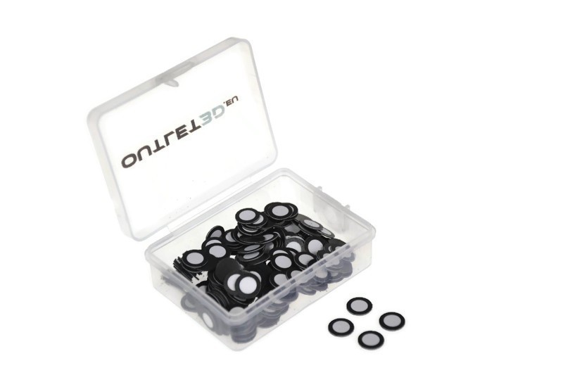 Magnetic matte reference points 6mm, 300pcs - Markers - 3D Scanning