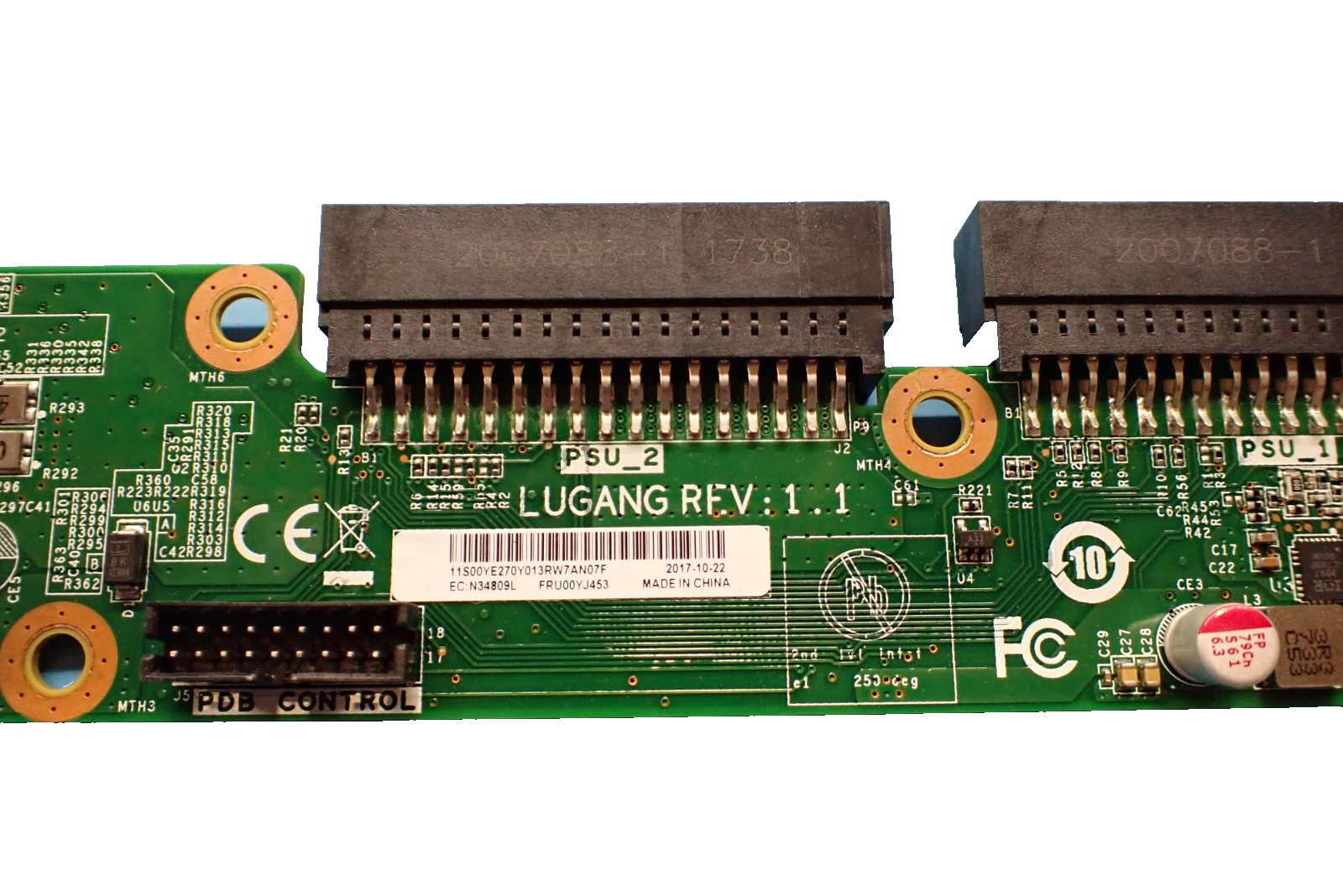 Lenovo 00YJ453 System X3250 M6 Power Internal Server Backplane Board