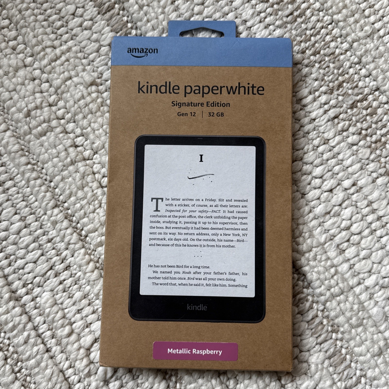 NEW Amazon Kindle Paperwhite LATEST 7" 32GB Signature Edition Metallic Raspberry