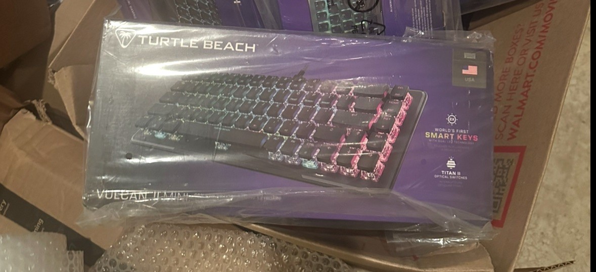 Turtle Beach Vulcan II Mini 65% RGB Optical Gaming Keyboard w/Titan II Optical