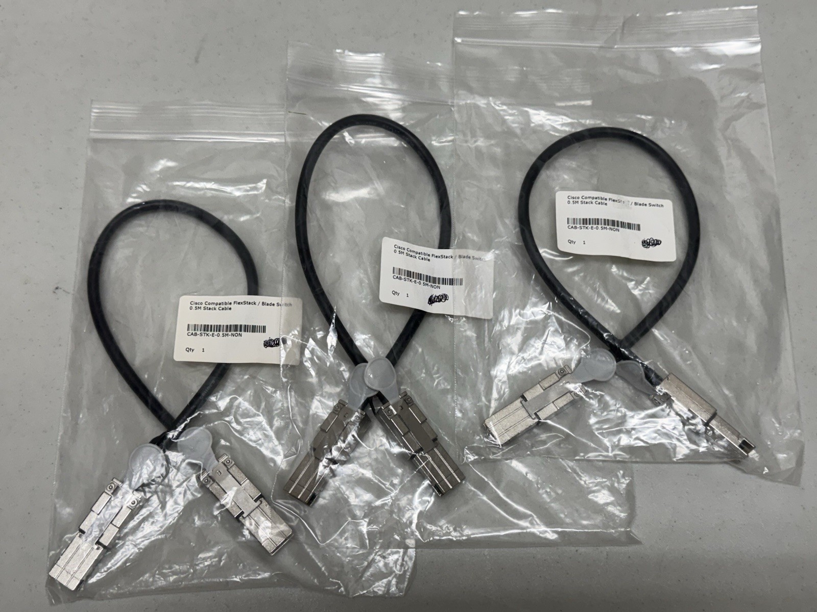 3 Cisco Compatible CAB-STK-E-0.5M-NON FlexStack / Blade Switch 0.5M Stack Cable
