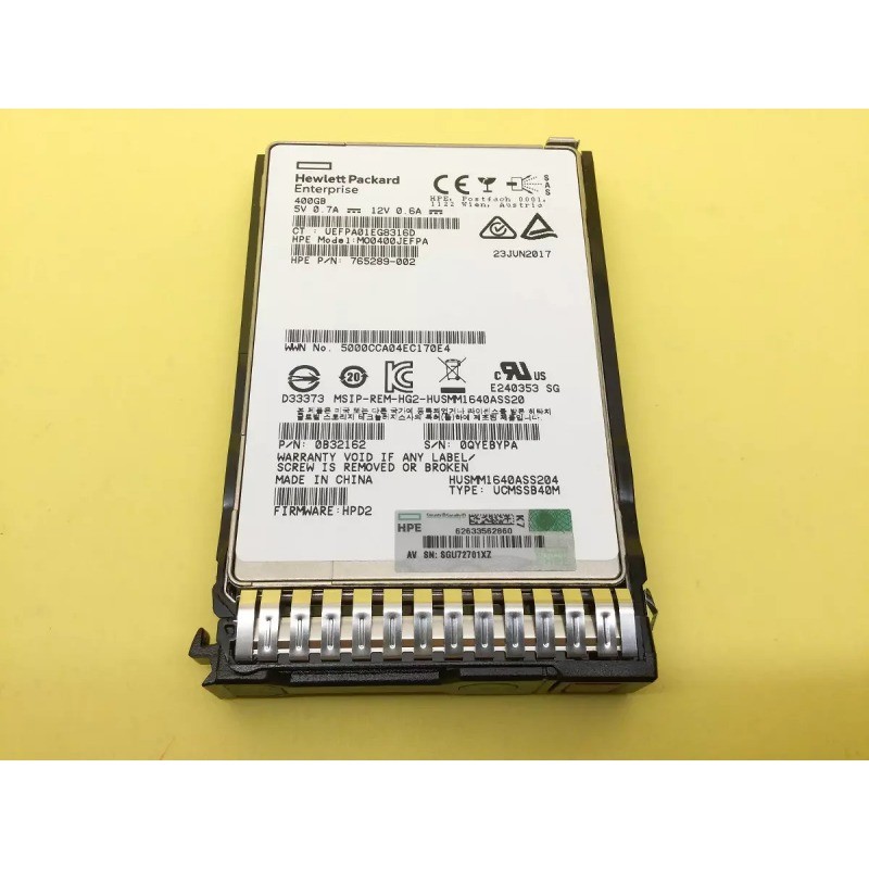 NEW HPE 400GB SAS 12G 2.5" G8 G9 GEN10 Server SSD Replace 872374-B21 872505-001
