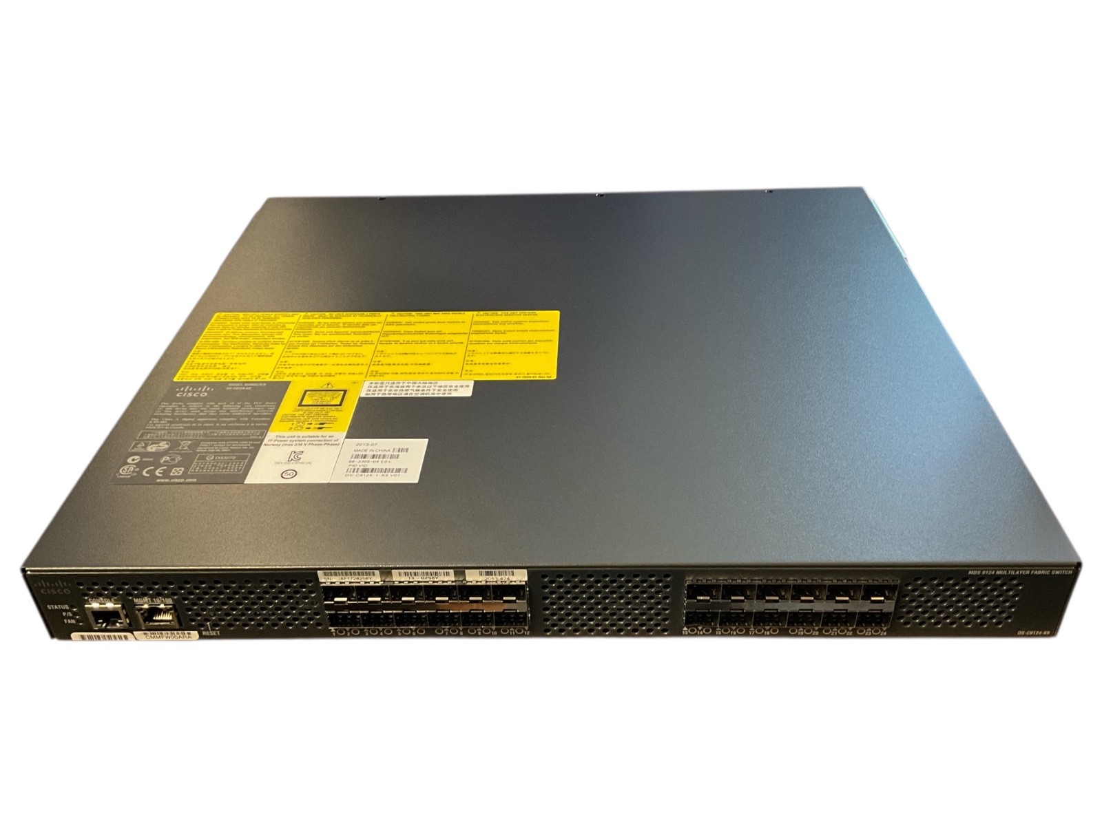Cisco MDS 9124 Multilayer Fabric Switch DS-C9124-1-K9 24-Port 8Gb FC