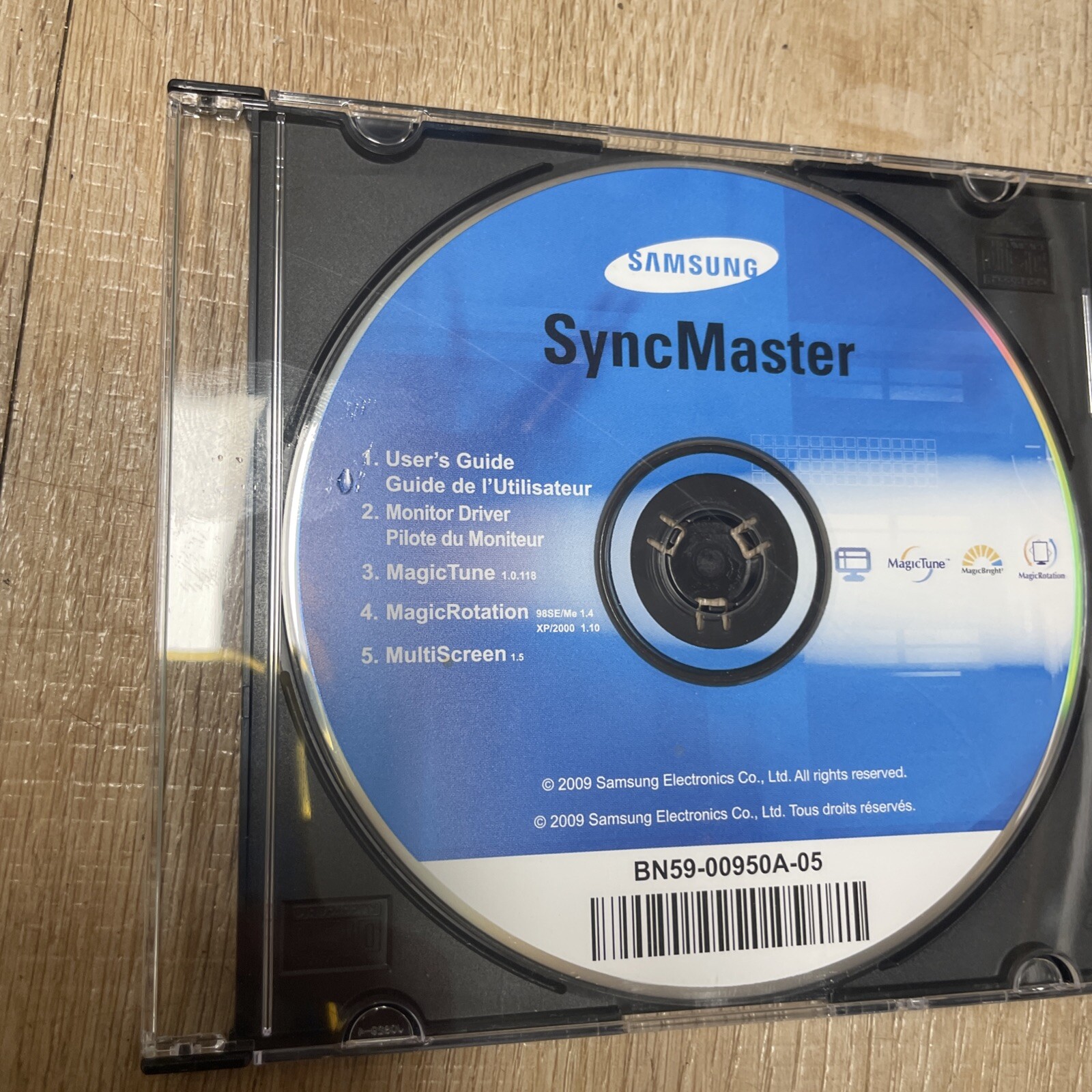 Samsung SyncMaster Monitor Drivers, Software and More 2009 Vintage Rare