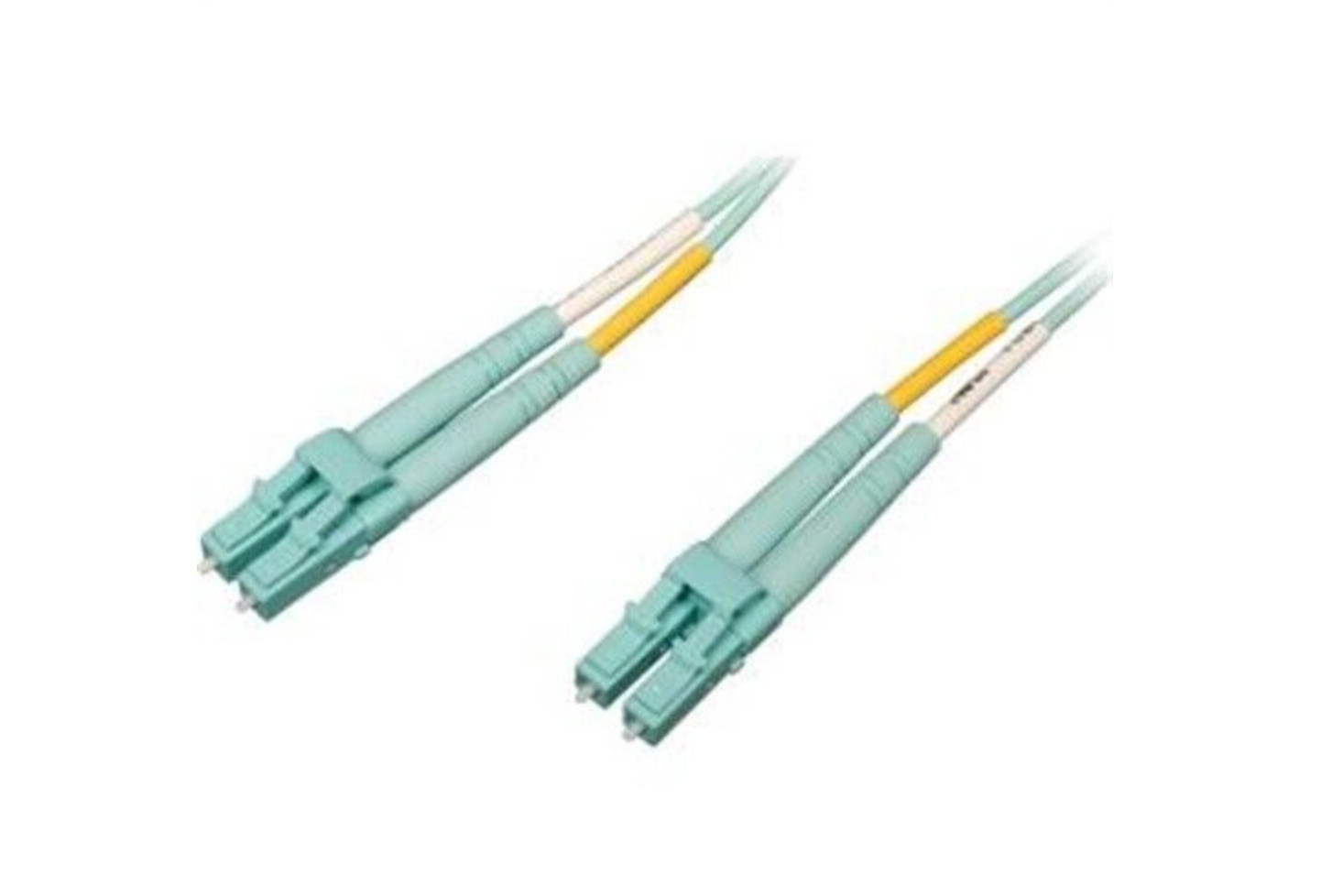 TRIPP LITE 10 Gb/100 Gb Duplex Multimode 50/125 OM4 LSZH Fiber Patch Cable, Aqua