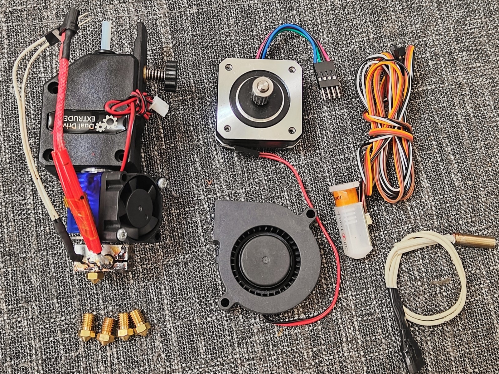 3d printer toolhead kit, genuine E3Dv6, 3D Touch, BMG style extruder, & more