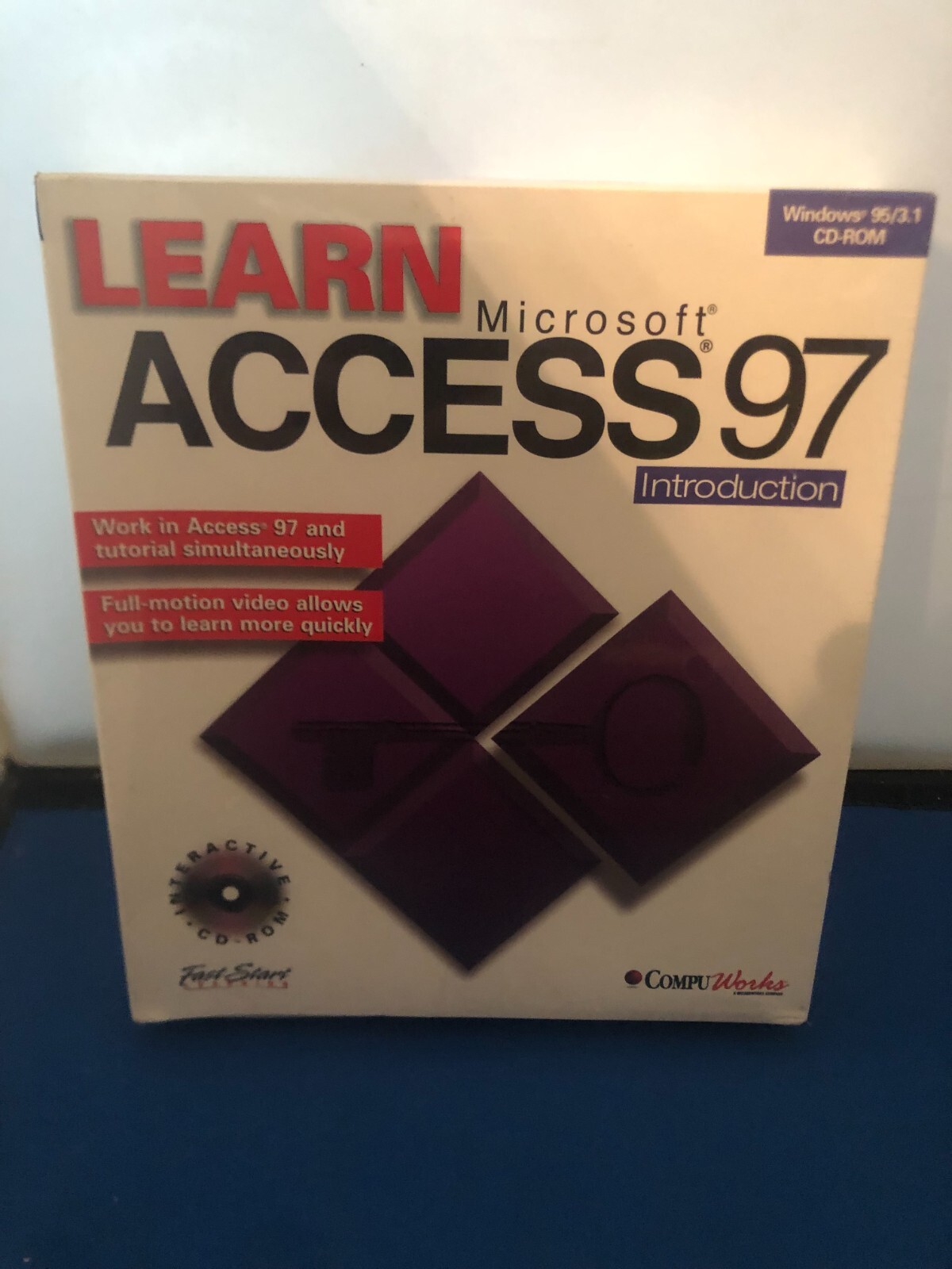 Learn Microsoft ACCESS 97 Introduction Learning CD Windows still FACTORY SEALED