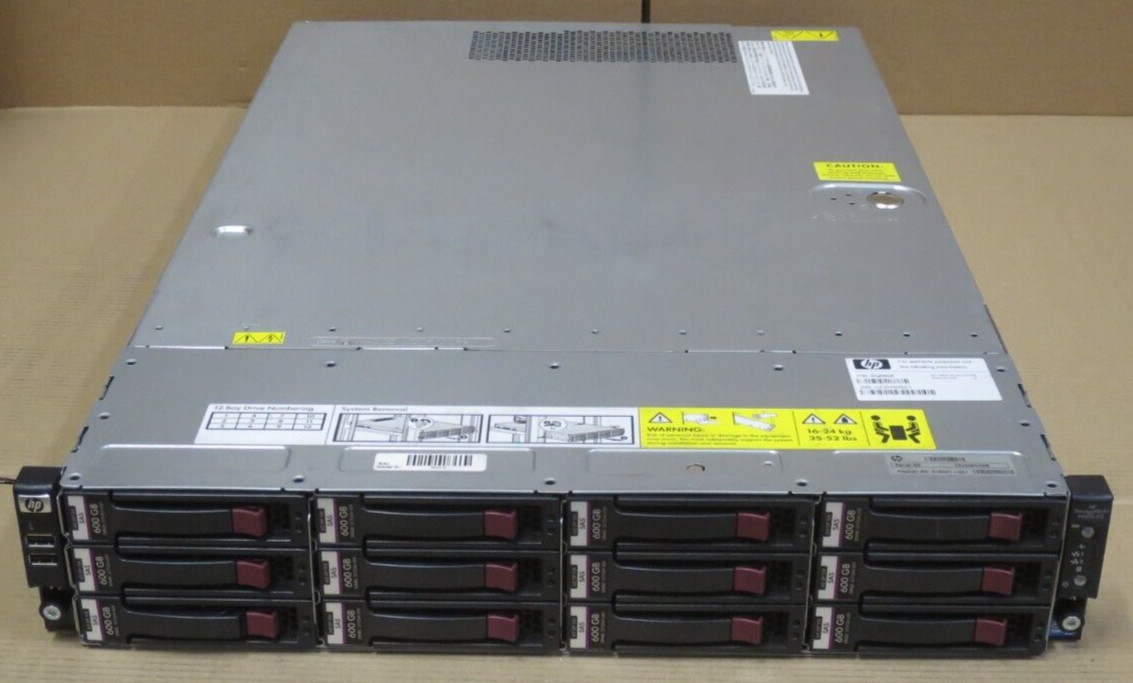 HP StorageWorks P4500 G2 Storage Server Xeon E5520 2.33GHz 11x600GB HDD 6GB RAM