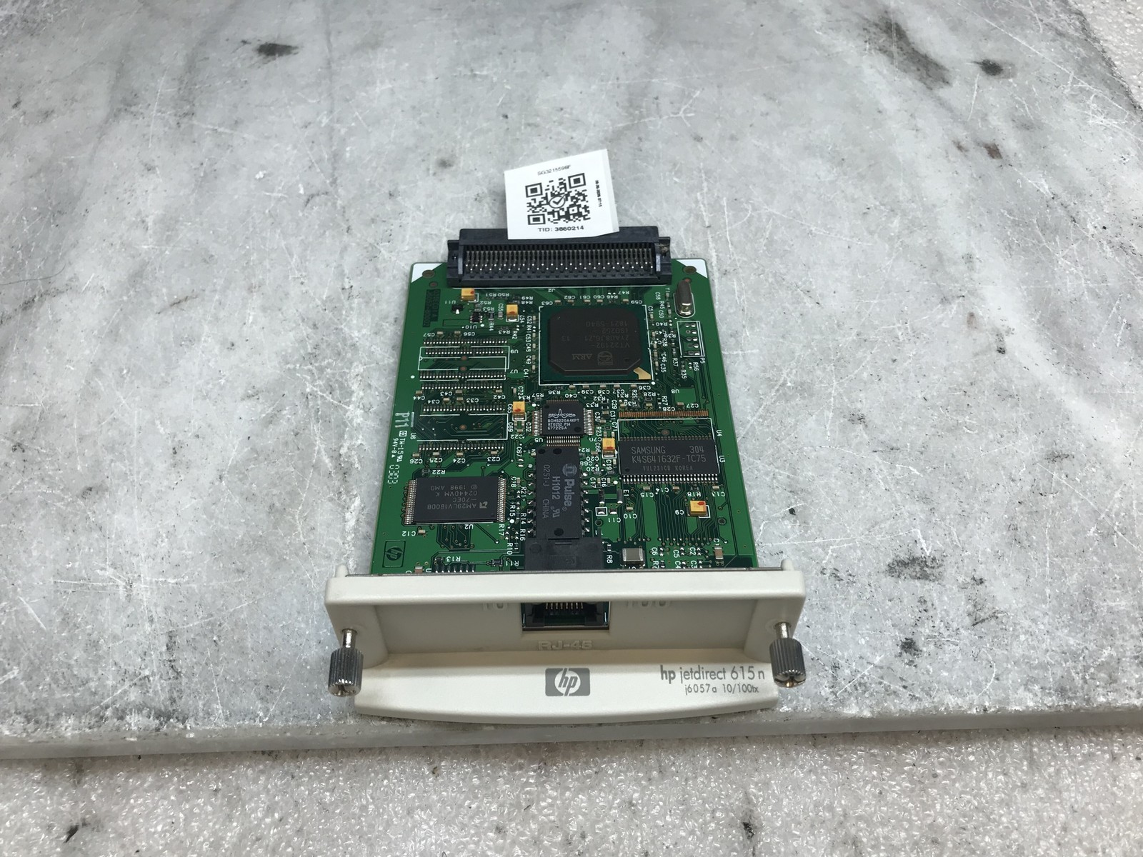 HP JetDirect 615N Print Server Network Card J6057A RJ-45 - Tested