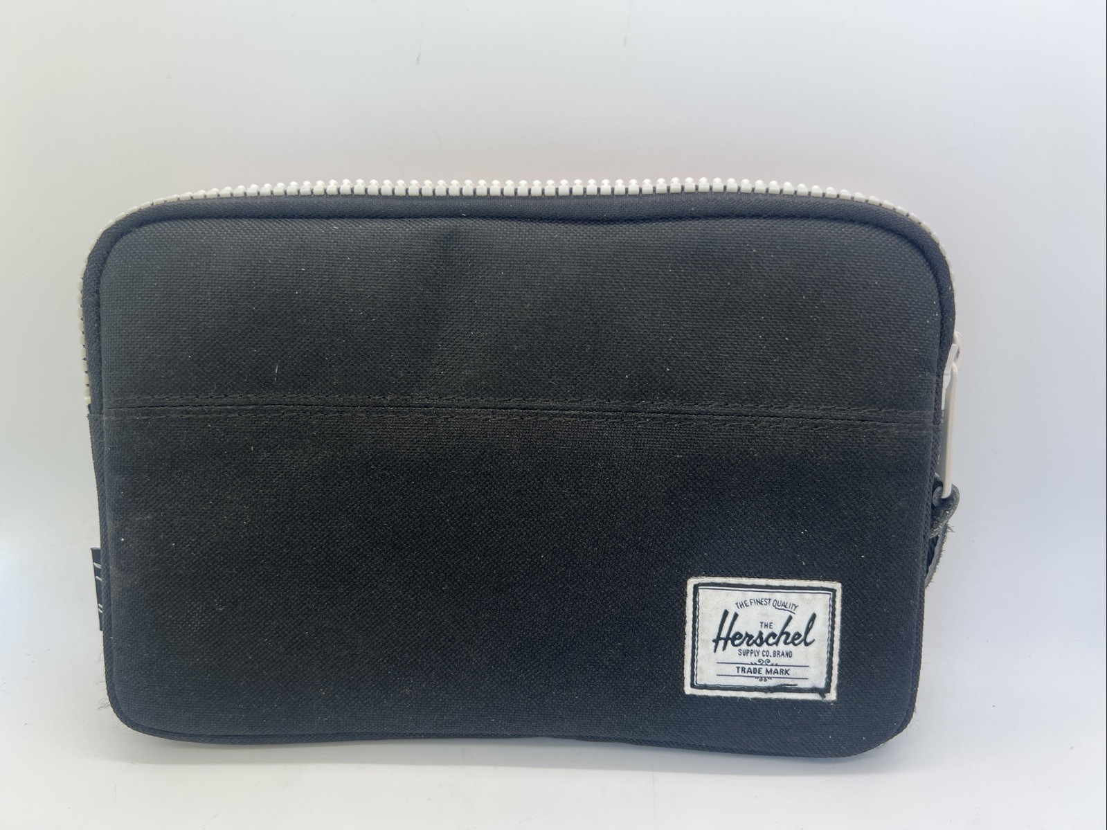 Herschel Anchor Black Tablet Sleeve 8 1/2 Inches Wide 6 Inches Tall