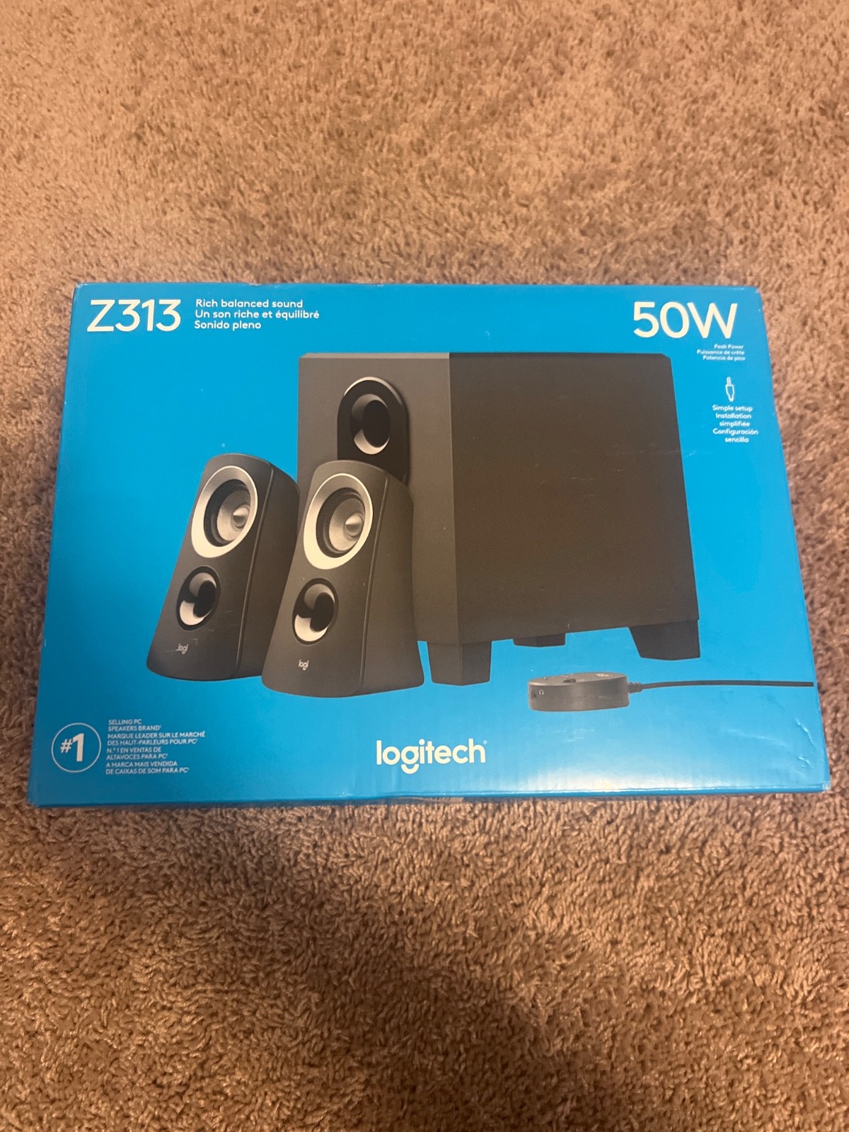 Logitech Z313 Speaker System with Subwoofer (980-000382)