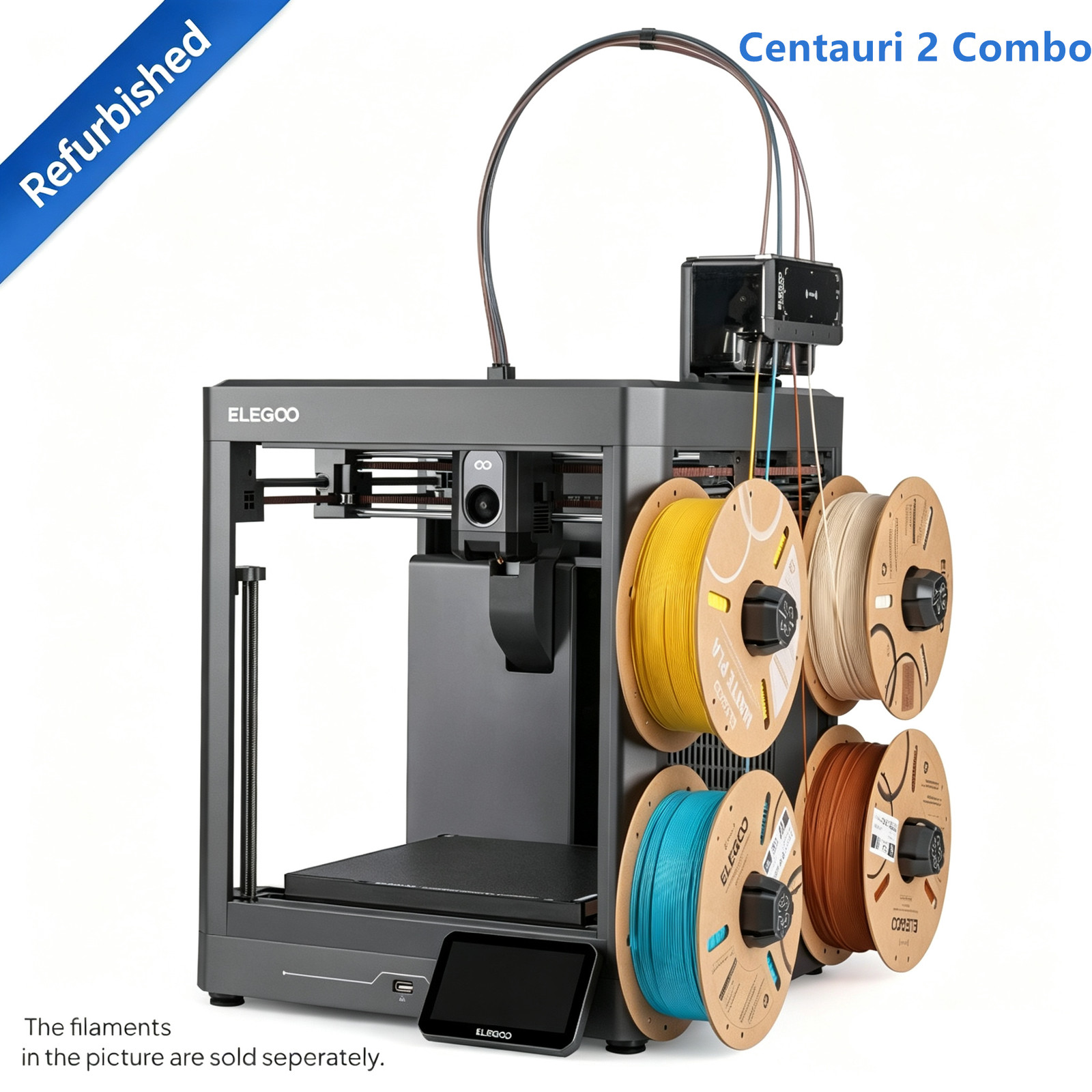 【Refurbished】 ELEGOO Centauri 2 Combo 4-Color Printing FDM 3D Printer