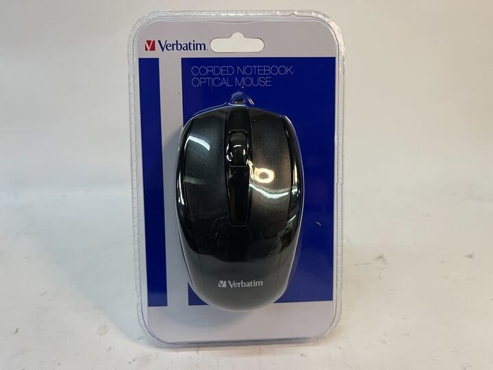 Lot of 10: Verbatim Wired USB Computer Mouse