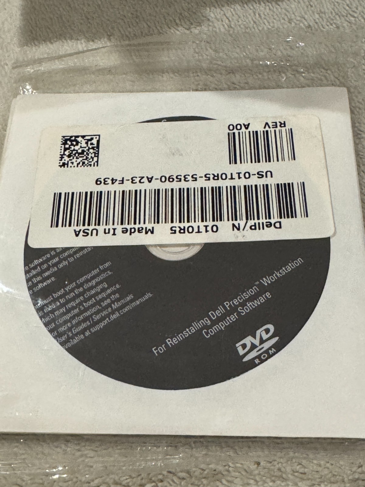 Dell Reinstalling Dell Precision Workstation Computer Software - NEW/SEALED