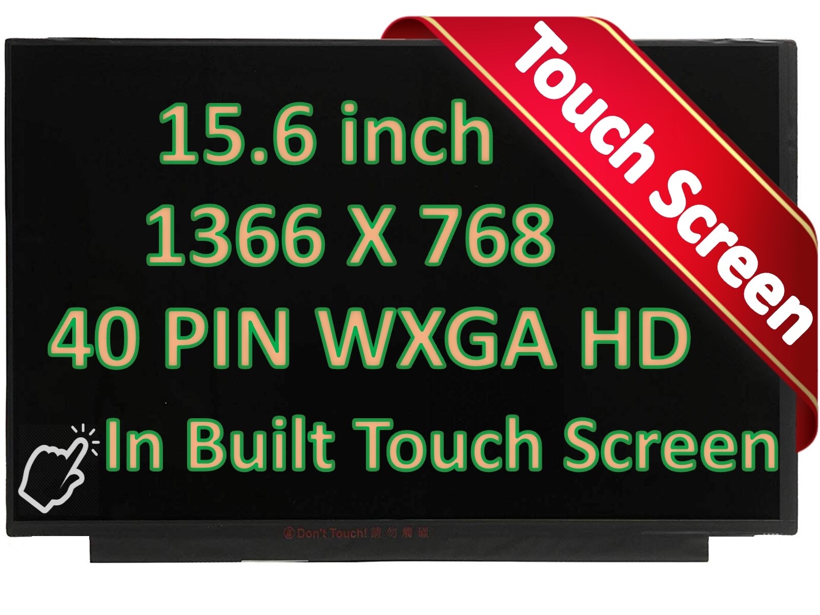 HP 15-fd0127dx LCD LED Touch Screen 15.6" FHD Display New