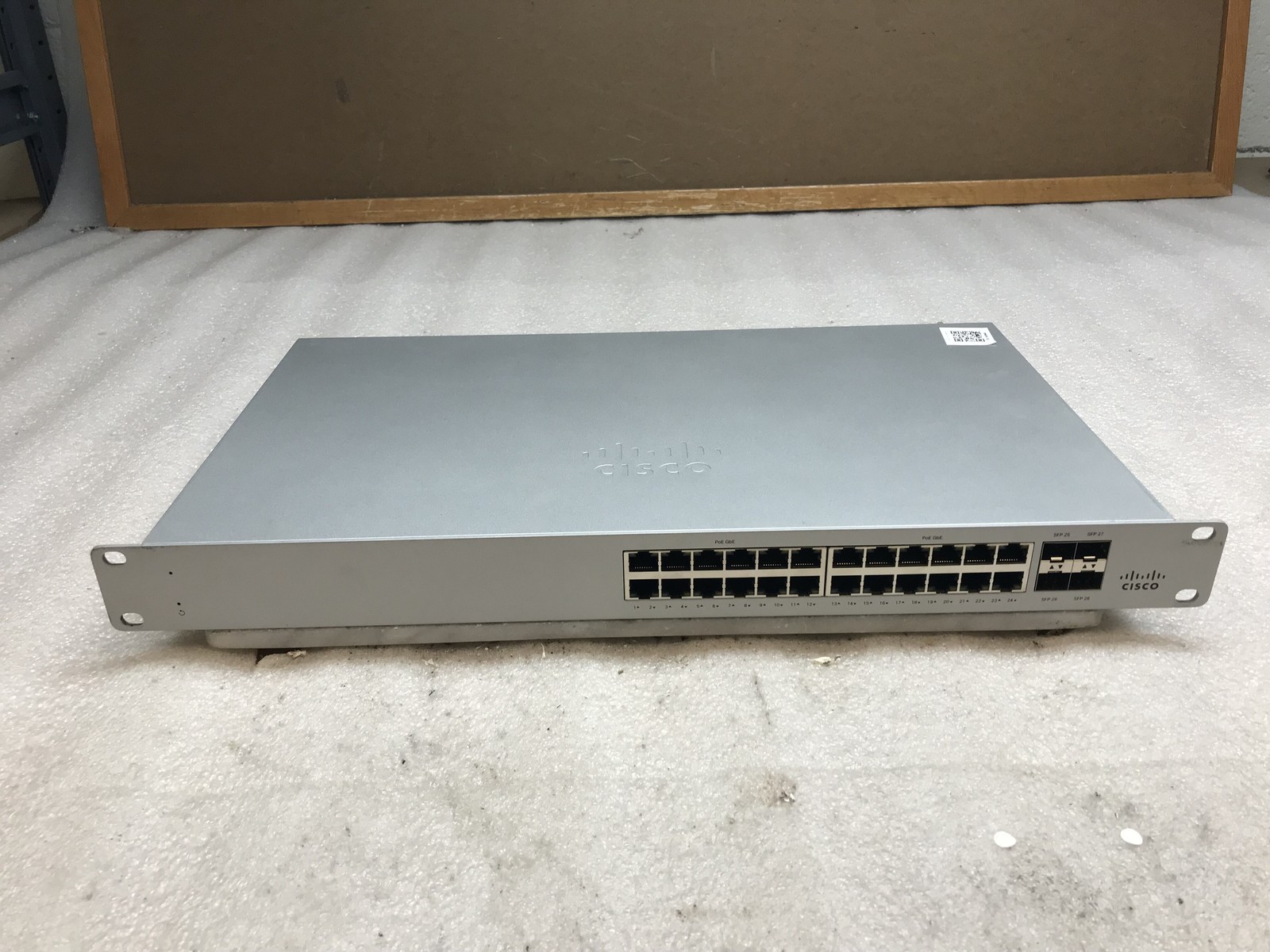 Cisco Meraki-MS120-24P-HW **UNCLAIMED** Cloud Managed Switch- 24-Port POE