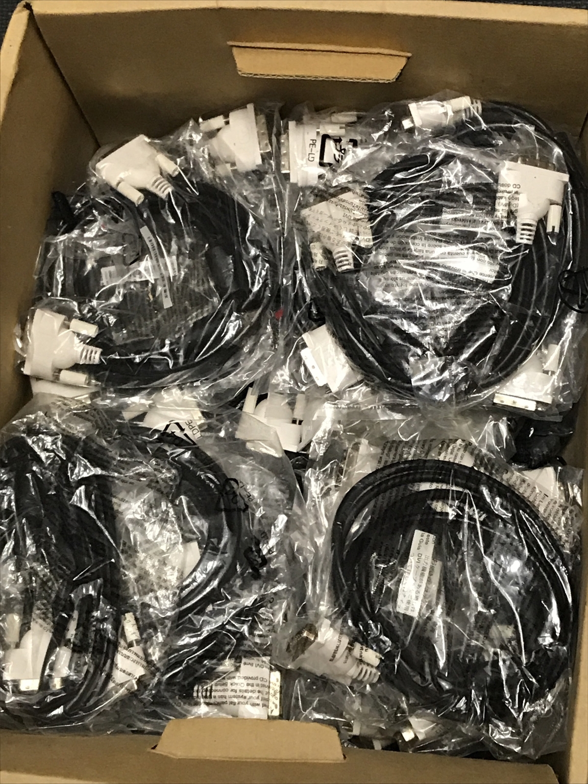 Lot Of 30 NEW Hotron DVI-D Single Link Display PC Monitor Cable 6' Male To Male