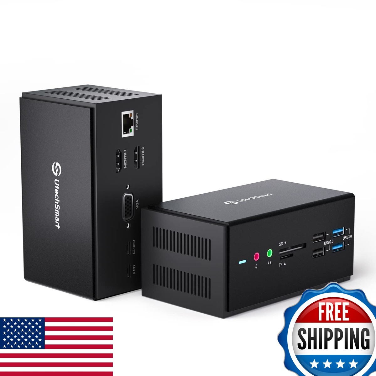 UtechSmart UCN3525-1 14 in 1 USB C Docking Station