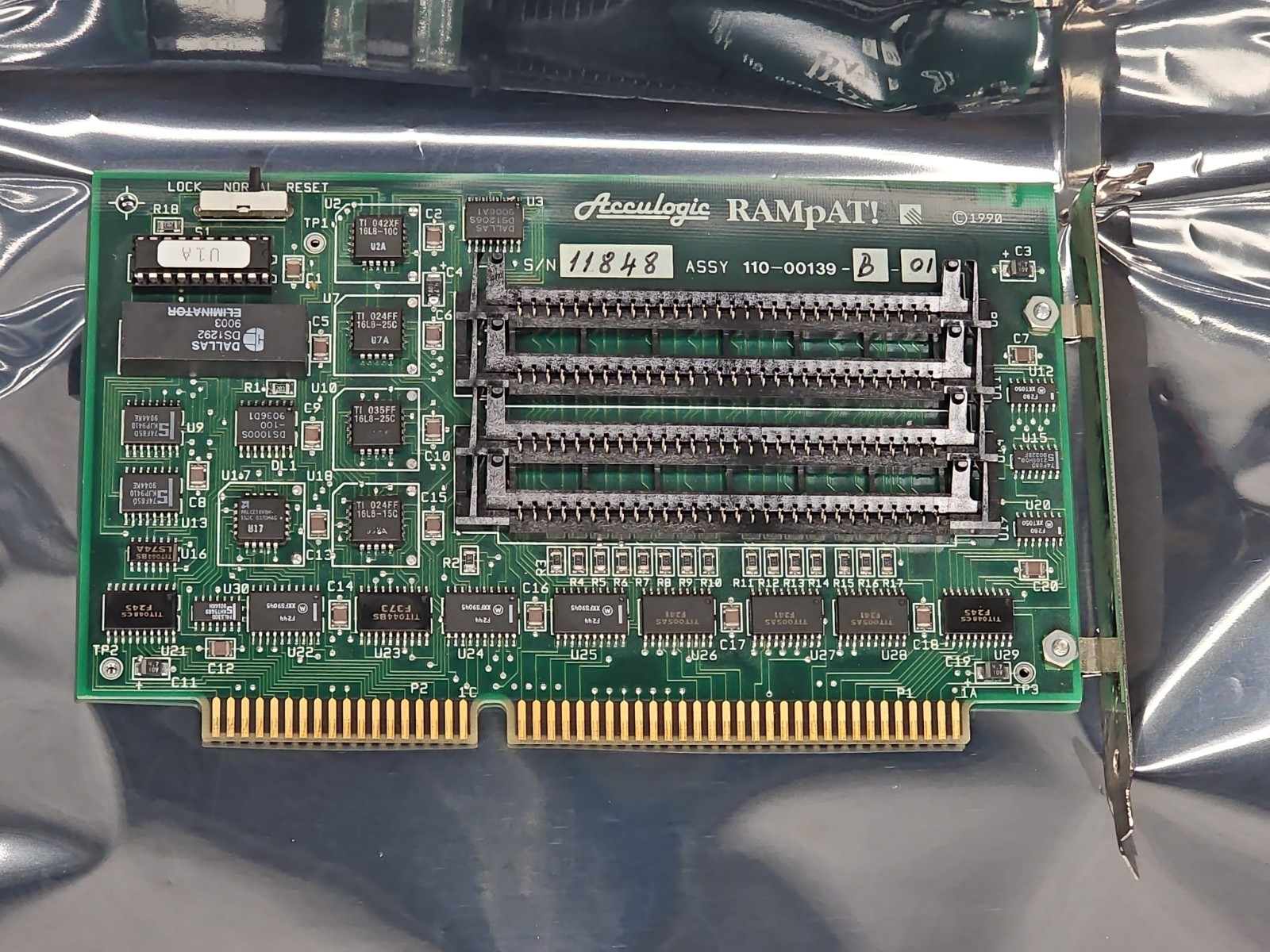 AccuLogic RAMpAT 16MB Expansion, Vintage, 16-Bit ISA 286 386 486 RAM XMS EMS