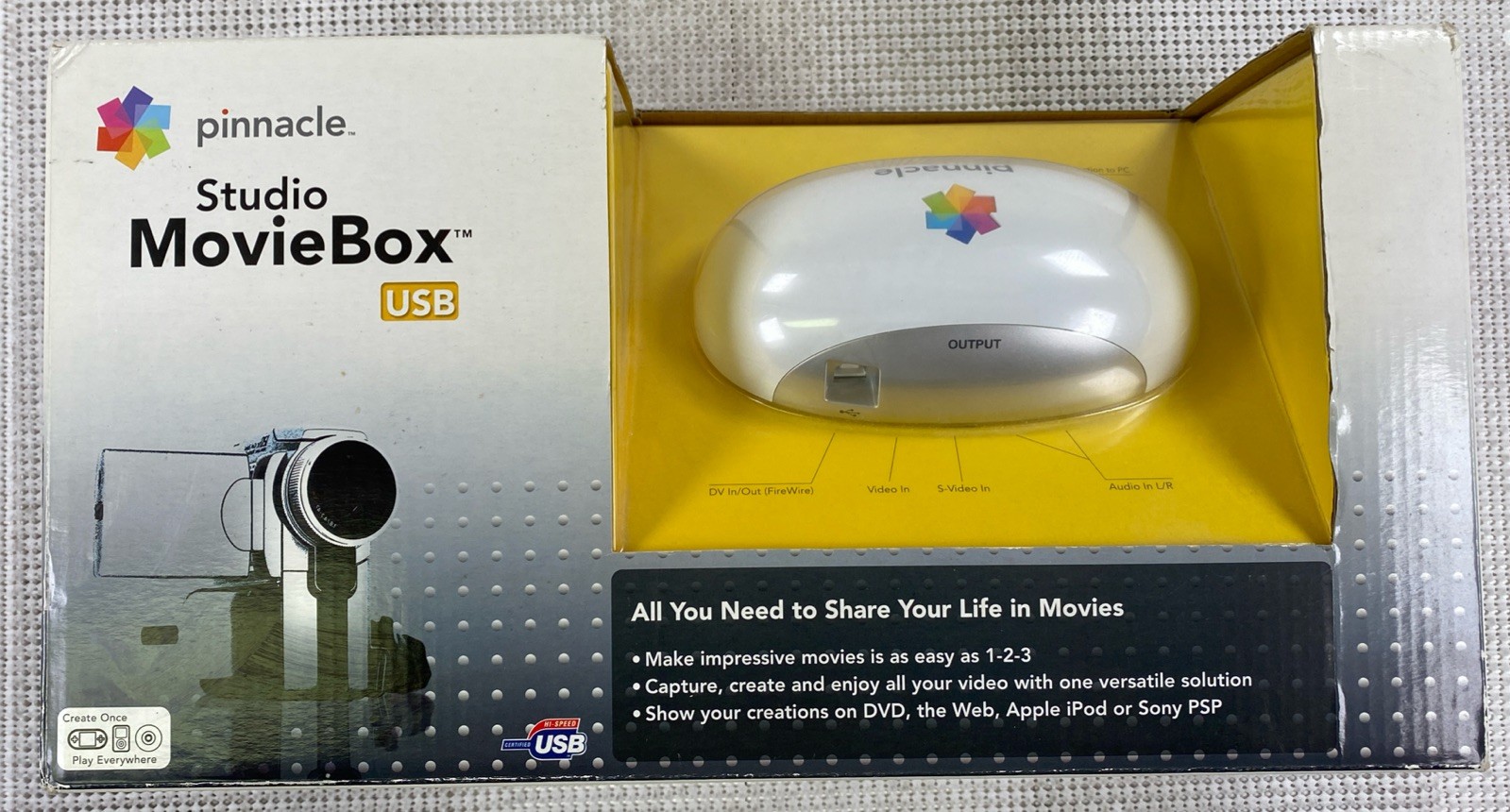 Pinnacle Studio MovieBox USB Video Editing System