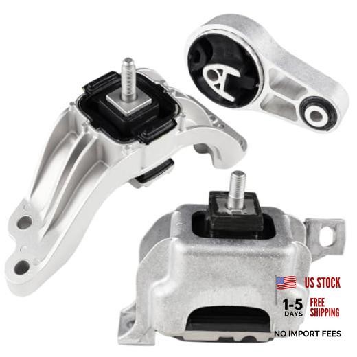3PCS Engine Motor and Transmission Mount Kit Compatible with Mini Cooper DOHC