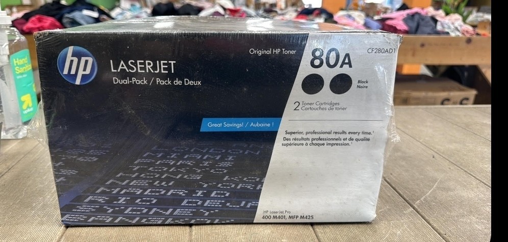 HP 80A 2-pack Black Original LaserJet Toner Cartridges, ~2,560 pages, CF280A