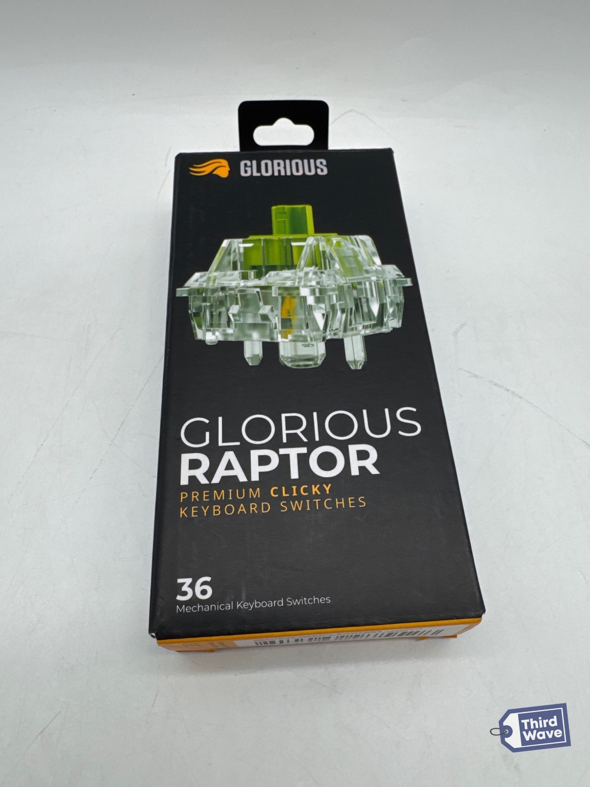 GLORIOUS Raptor Clicky Switches for Mechanical Keyboards 5-Pin 36 Pack (1)