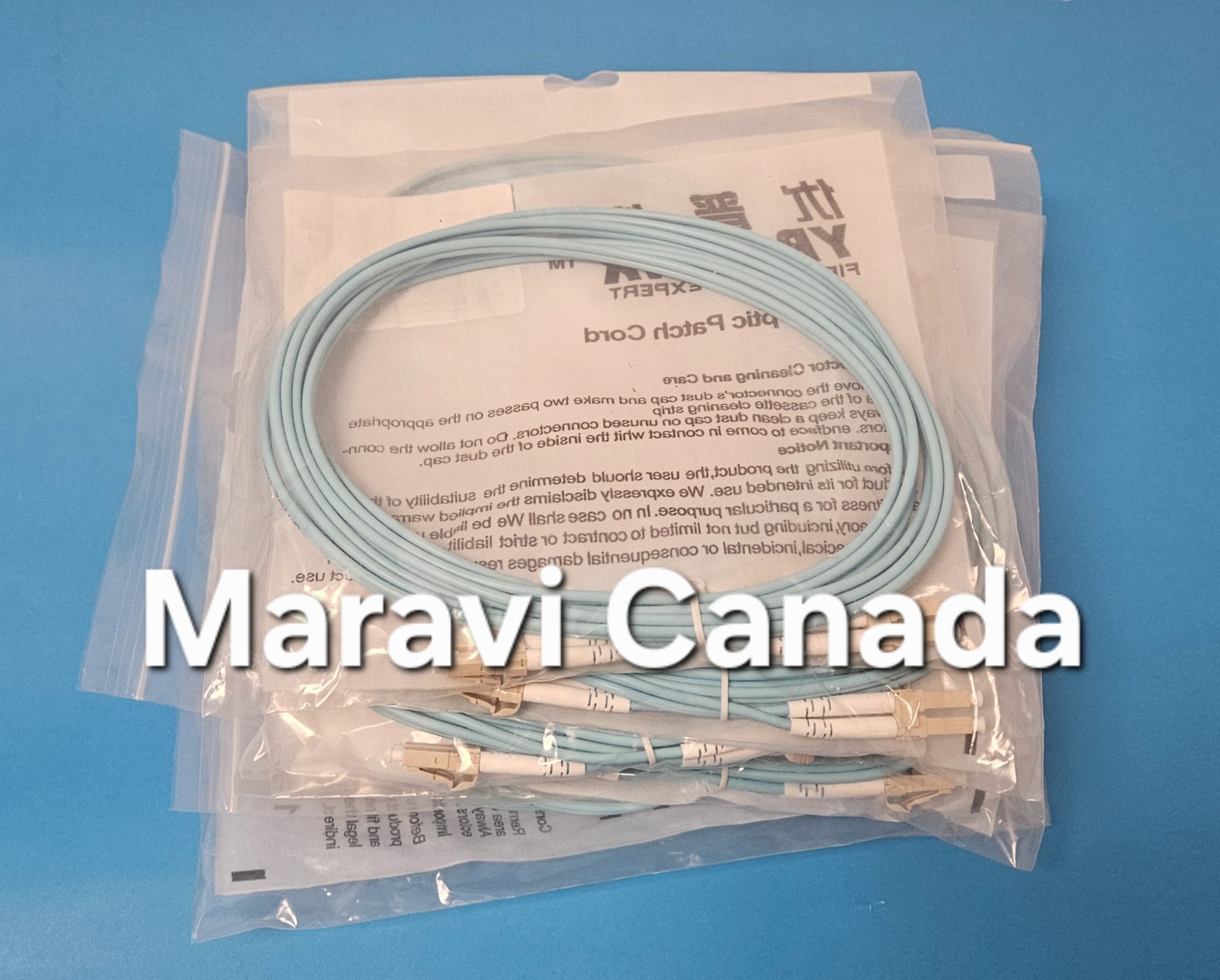 Lot 10 (10 pcs) Lc/Upc/Lc upc-mm-dx Multimode OM3 3 meter/10 feet fiber cord