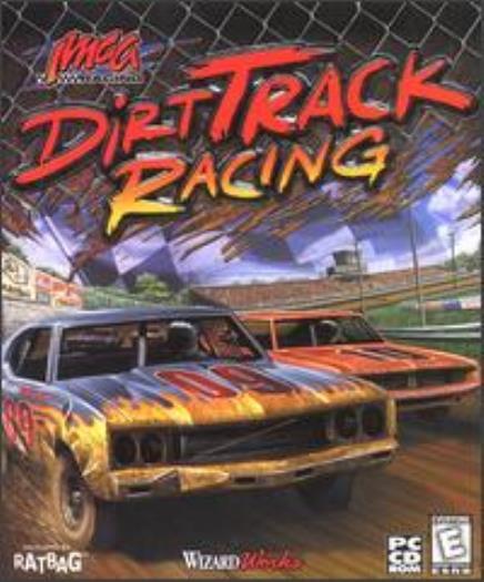 Dirt Track Racing 1 PC CD drive customized stock car tracks mud race arcade game