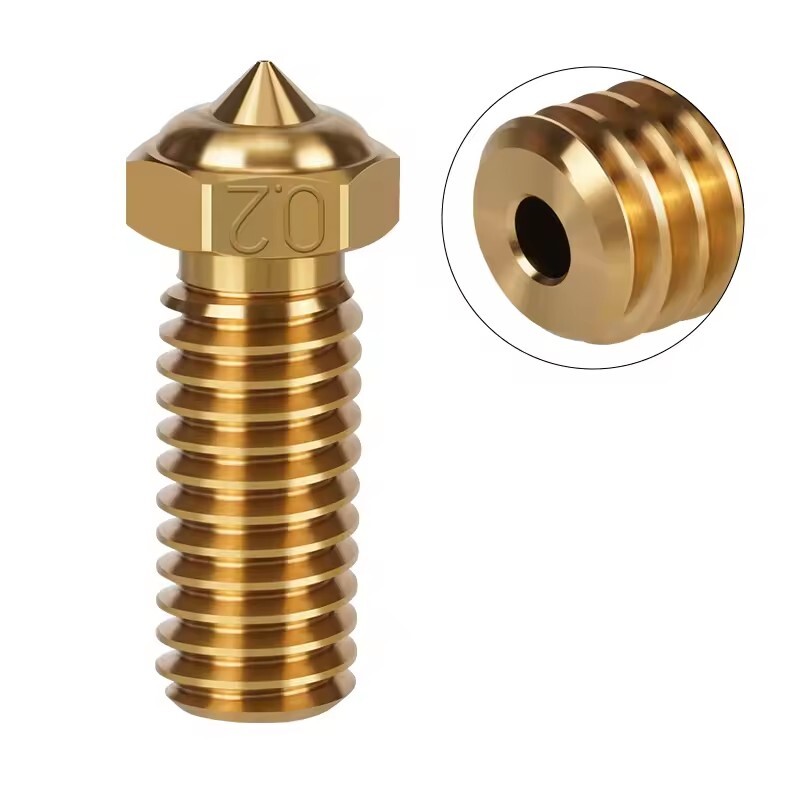 Brass Hardened Steel Nozzle For QIDI TECH X PLUS 3/ X MAX 3/X SMART 3 1.75mm
