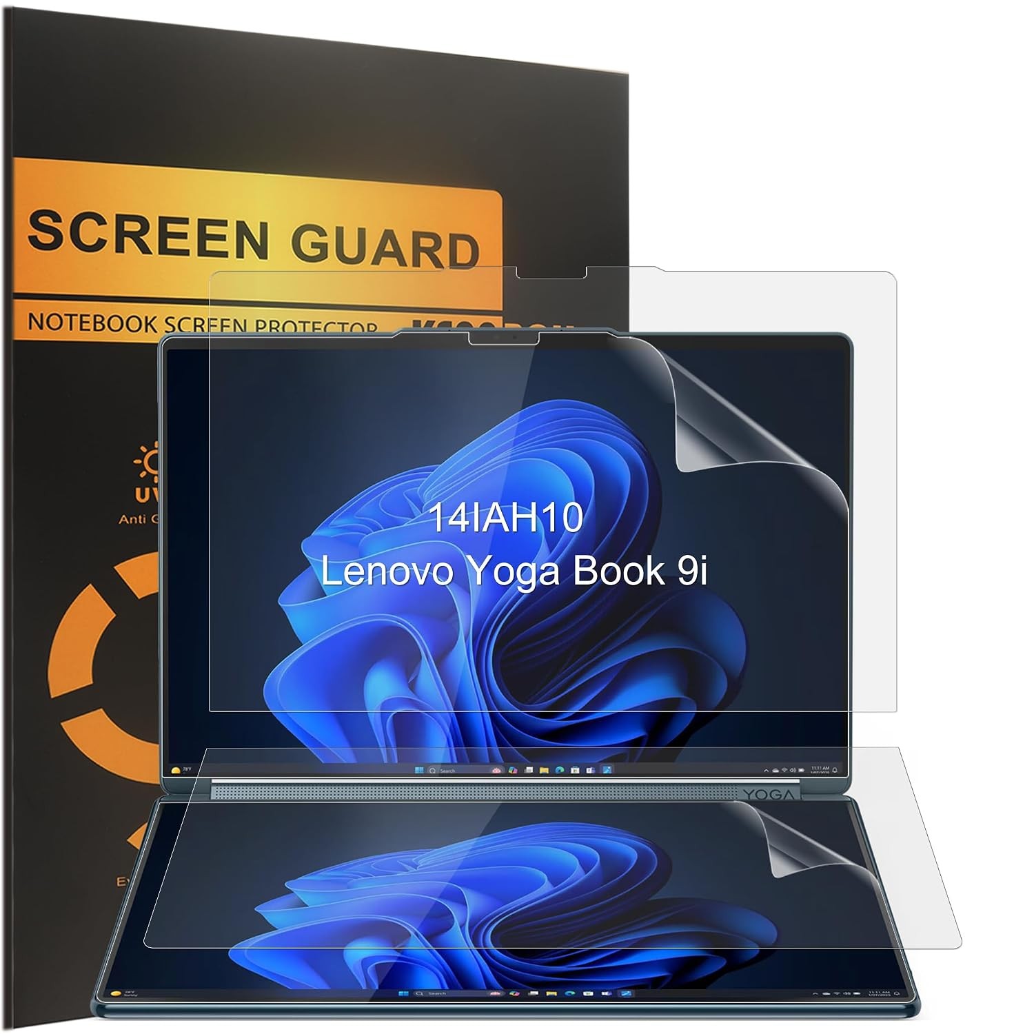 KEANBOLL 4 Pack Anti Glare (Matte) Screen Protector for Lenovo Yoga Book 9i 2-in