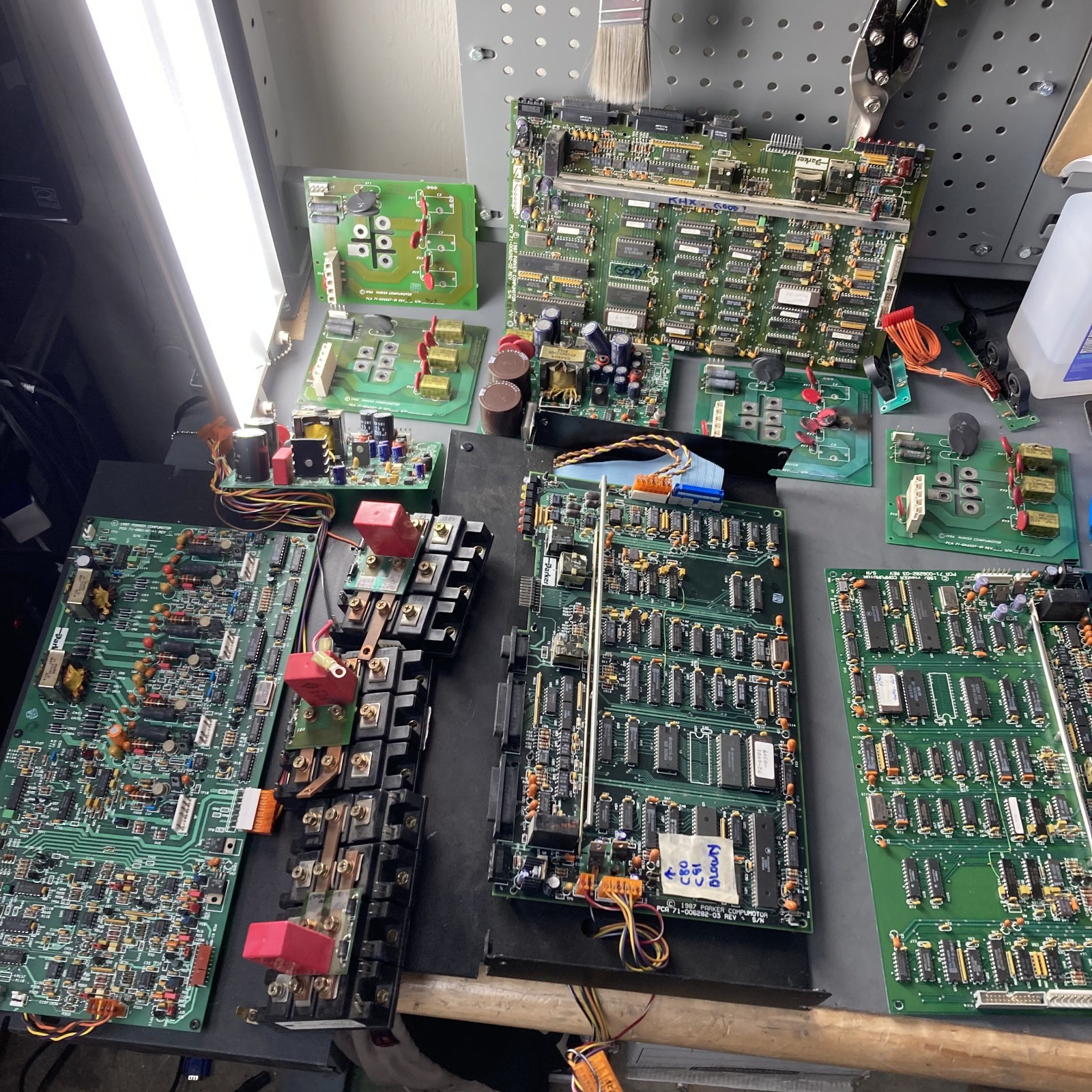 VINTAGE LOT OF 15- COMPUMOTOR Parker Industrial Automation PCB 1980s *UN-TESTED*