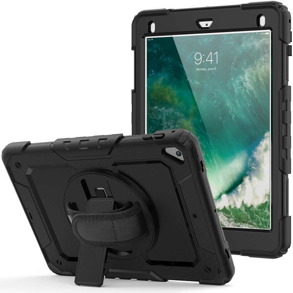 For 6th/5th Gen/Pro 9.7" Heavy Duty Shockproof Rugged Stand Rotating Cover Case