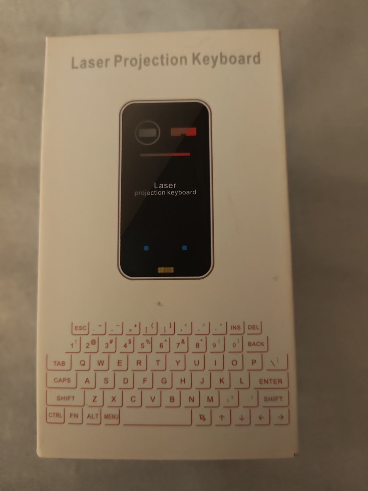 Portable Wireless Laser Projection Keyboard