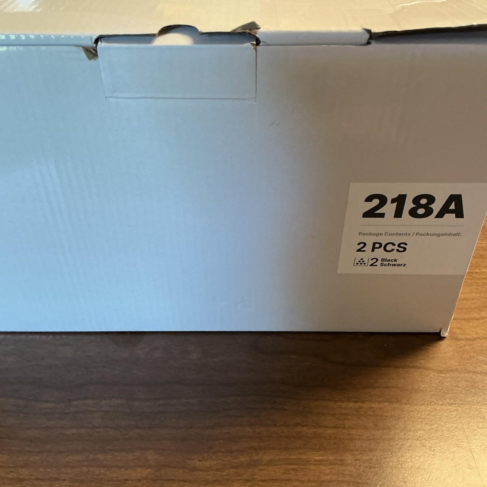 2 Pack W2180A BLACK Toner Fits for HP 218A LaserJet Pro MFP 3301 Series 