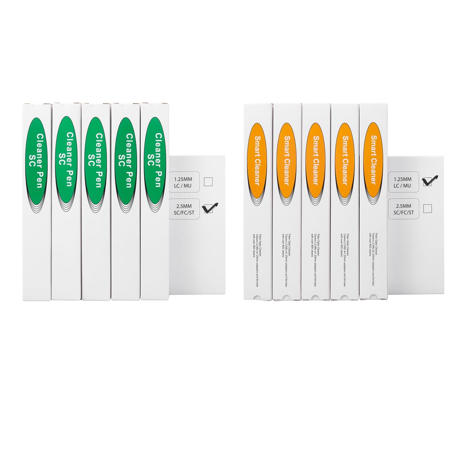 fyboptwu- 10 pcs Fiber Optic Cleaner Fiber Optic Tools Cleaning Pen for LC/MU...