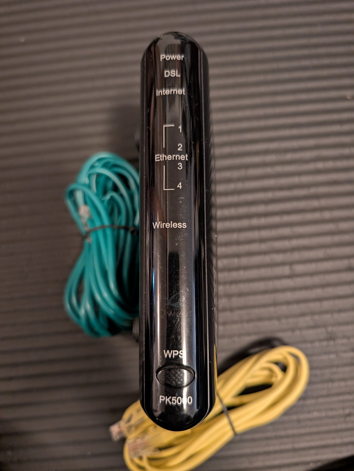 Actiontec/Qwest PK5000 Wireless DSL Modem w/ Antenna [NO A/C Adapter]