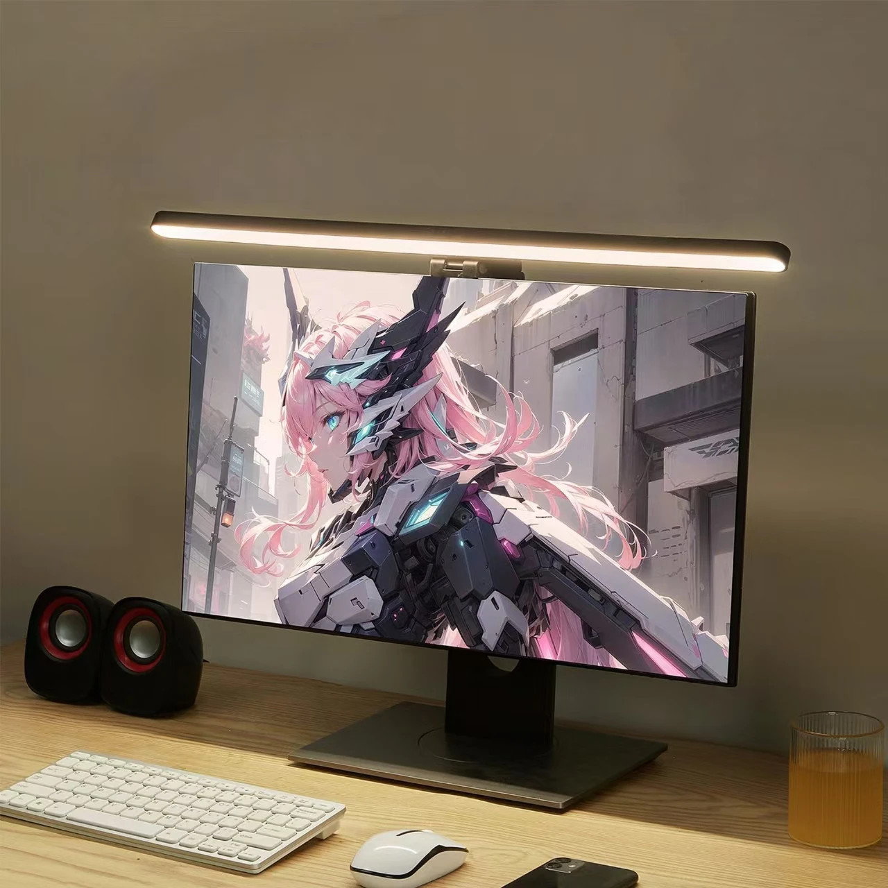 LED Monitor Light Bar Hanging Screen Desk Lamp Stepless Dimming USB Eye Care