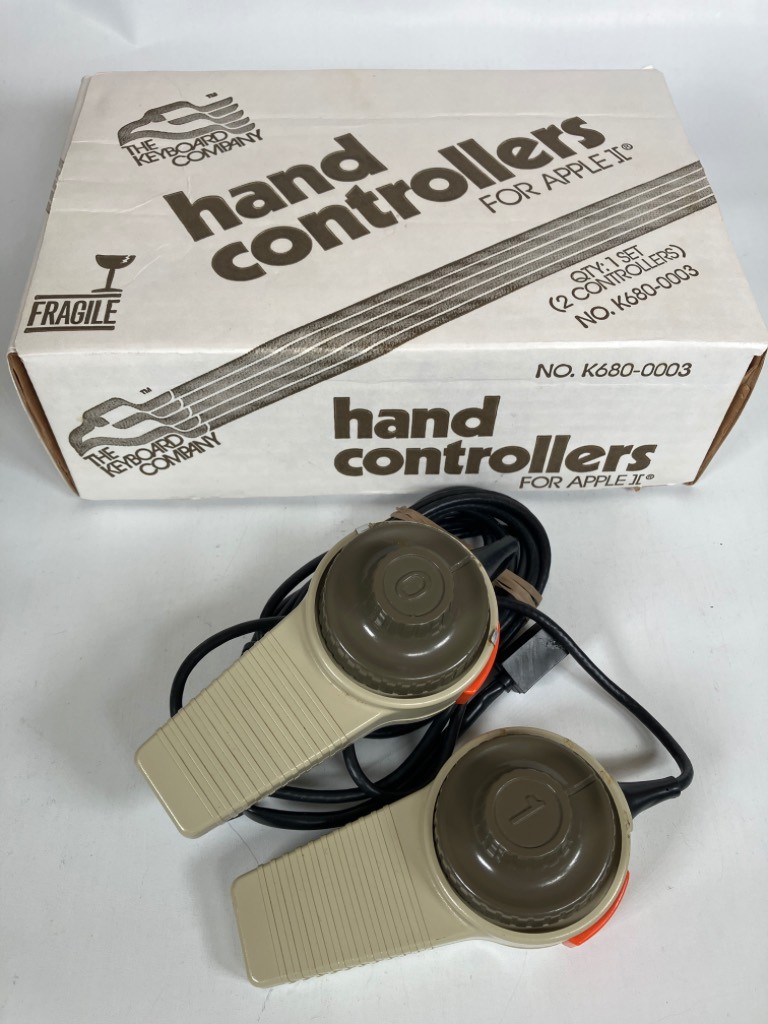 The Keyboard Company Apple II Hand Controllers (16-PIN) - Original Box Included
