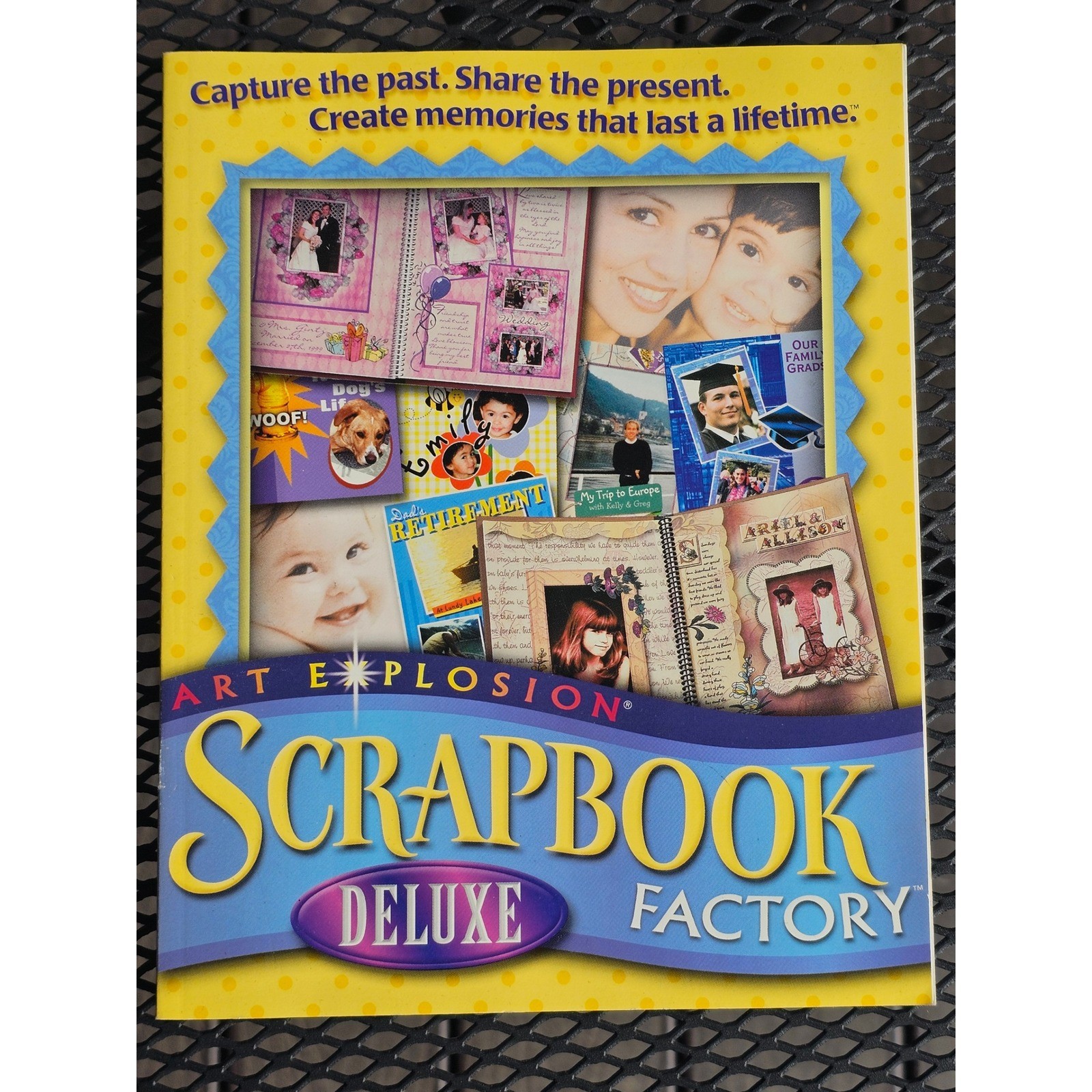 Nova Development Art Explosion Scrapbook Factory Deluxe Software Manual Guide