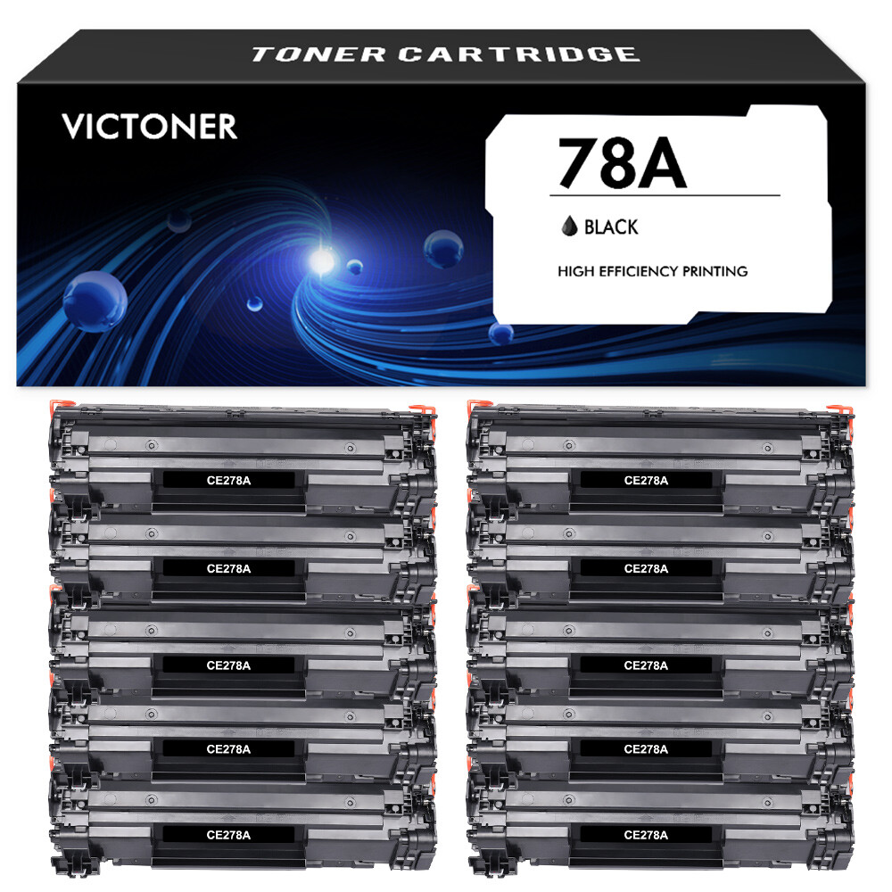 10PK CE278A 78A Compatible Toner for HP LaserJet Pro P1606dn M1536dnf MFP MF4450
