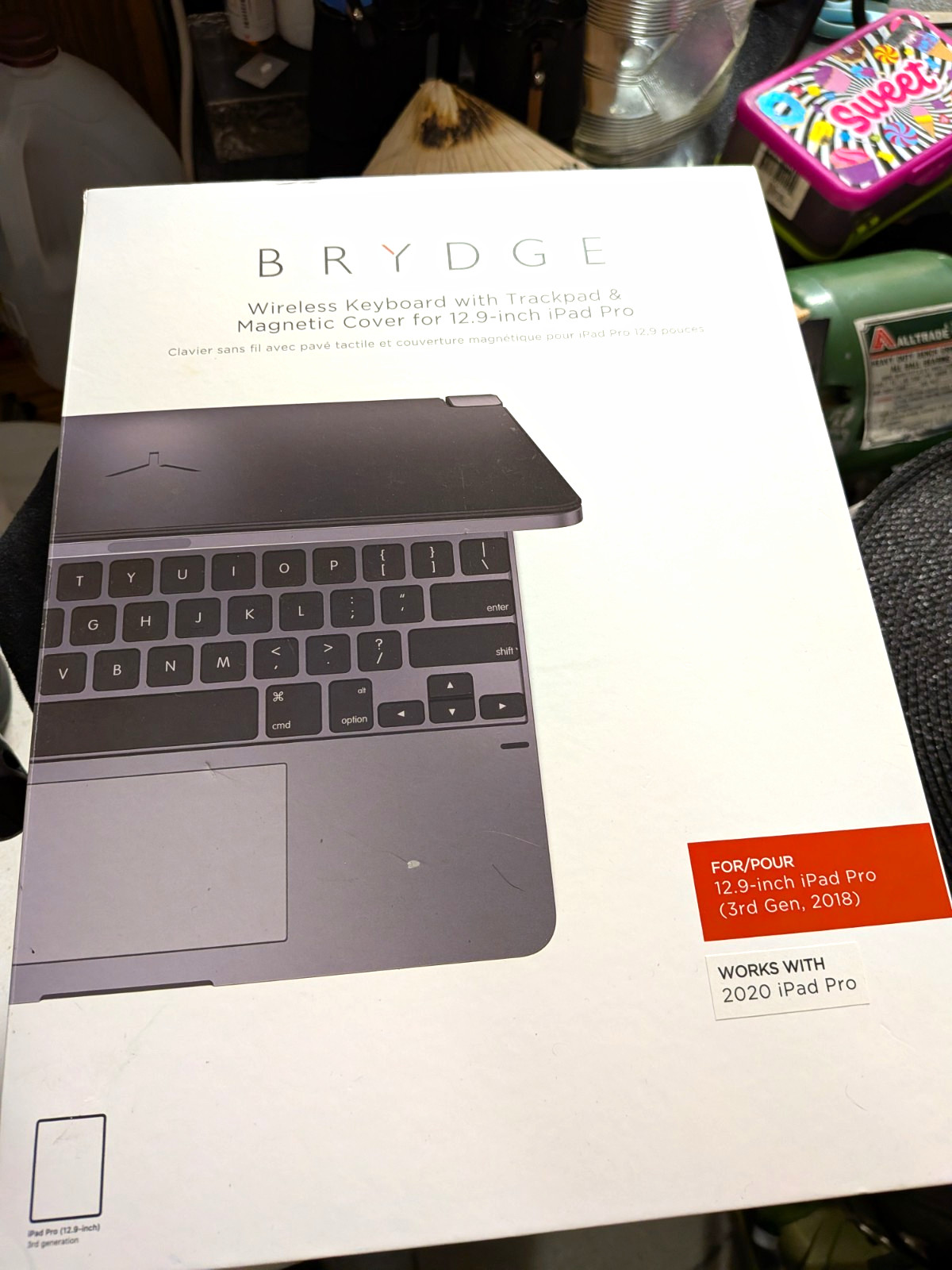 Brydge Bluetooth Backlit Keyboard Folio w/ Trackpad for iPad Pro 12.9"