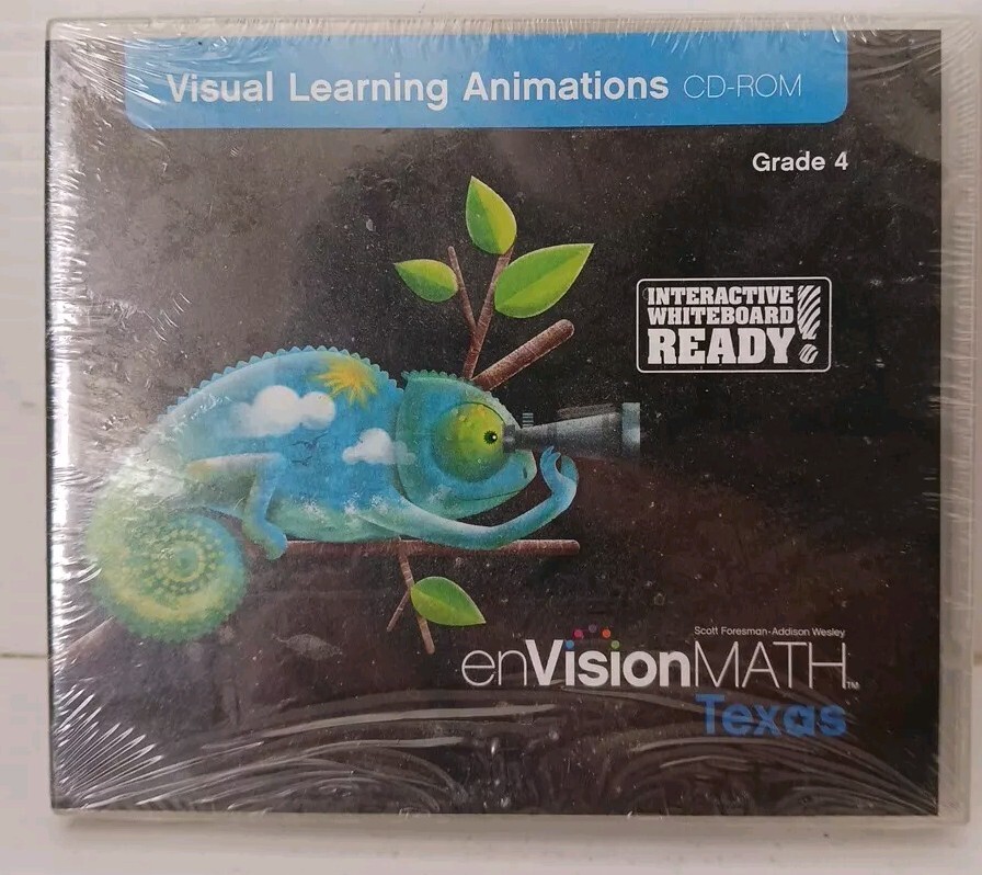 enVision MATH GRADE 4 CD ROM & Teachers Edition SEALED Pearson Scott Foresman